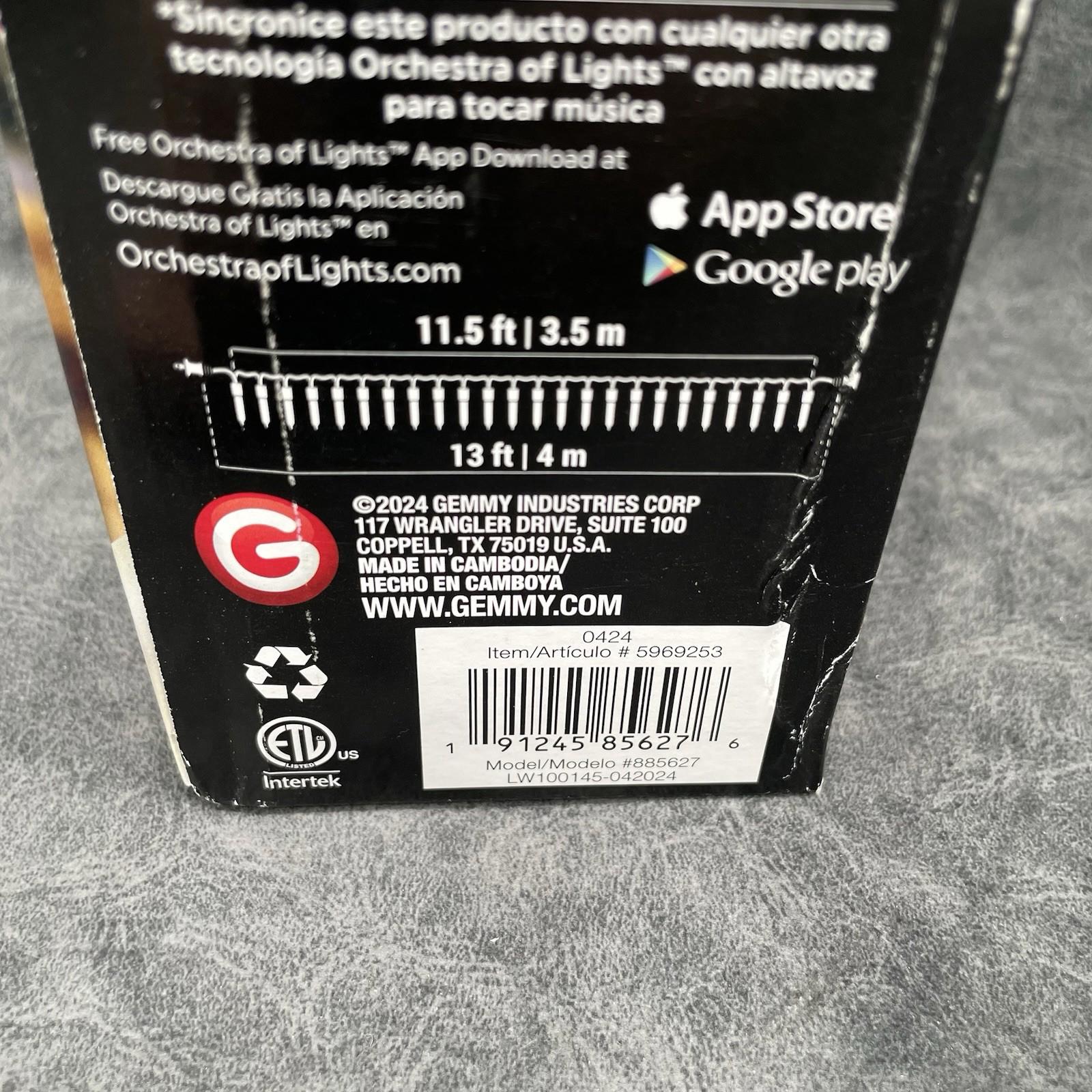 24 Gemmy Orchestra of Lights Color - Changing Faceted Mini LED Lights - 885627 - NEW