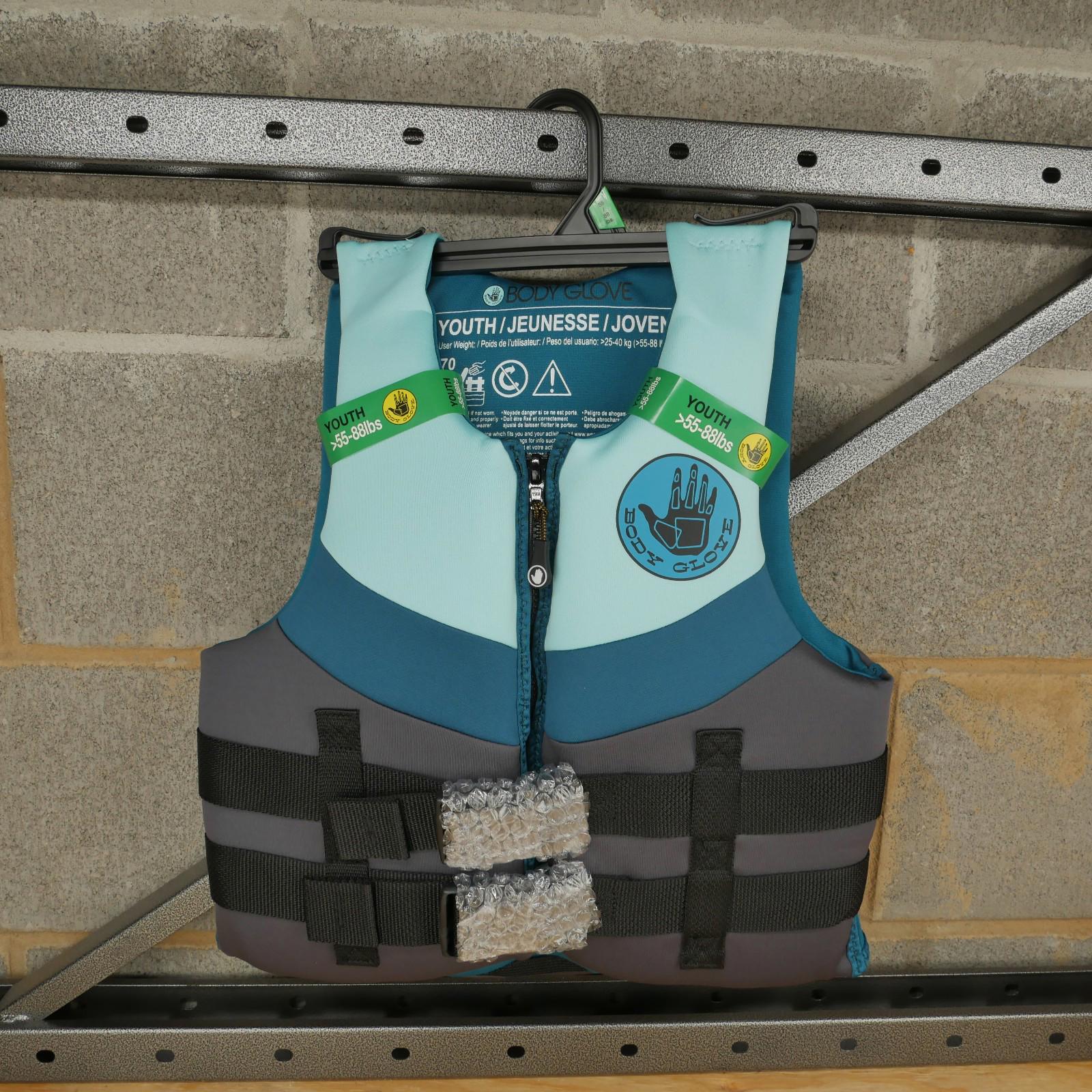 Body Glove BGB25005Y Youth Evoprene PFD Life Jacket Blue for 55 - 88 lbs