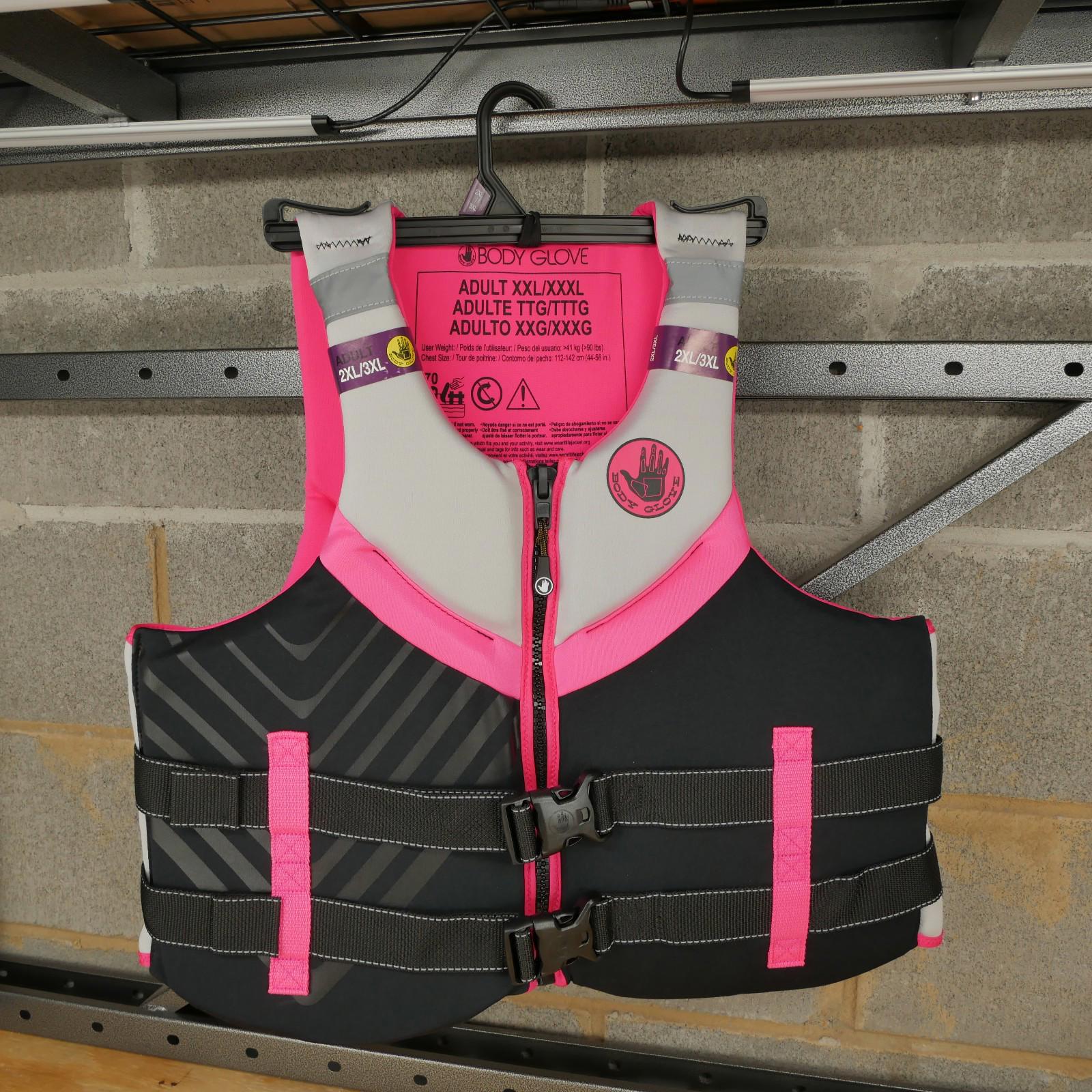 Body Glove Women's Adult Neoprene PFD Life Jacket and Vest, Dual Size 2XL/3XL