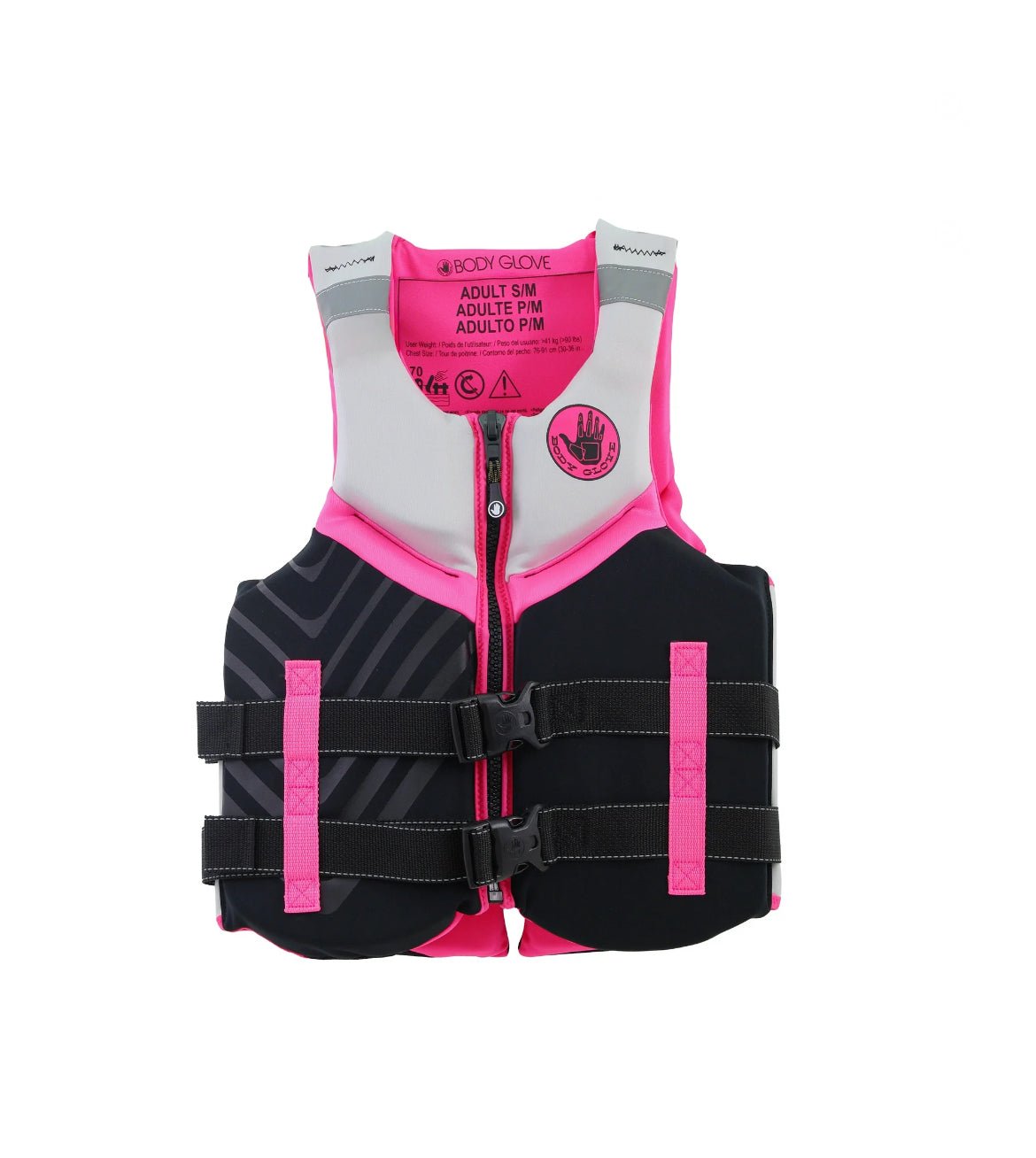 Body Glove Life Vest Pink Small / Medium Front