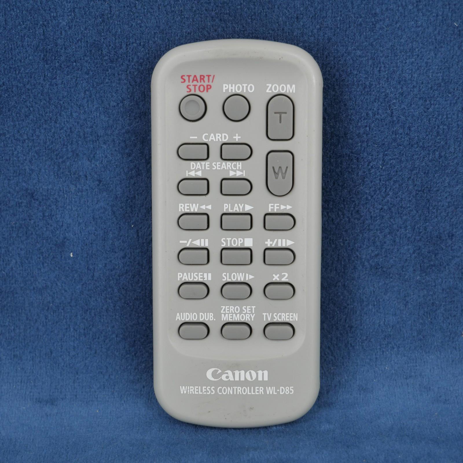 Canon WL - D85 Gray Wireless Handheld Remote Control For Canon DC220 Camcorder