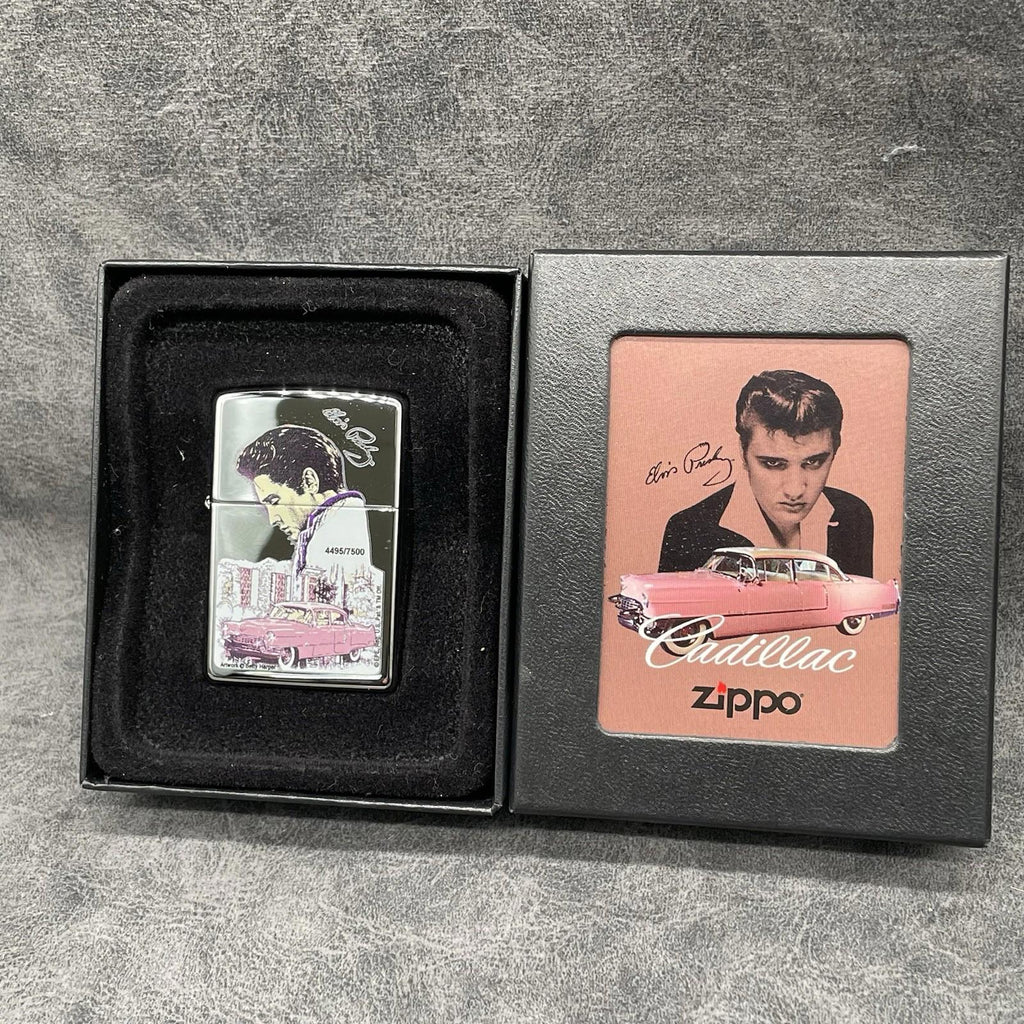 ELVIS PRESLEY 4495/7500 HARPER PINK CADILLAC ZIPPO LIGHTER