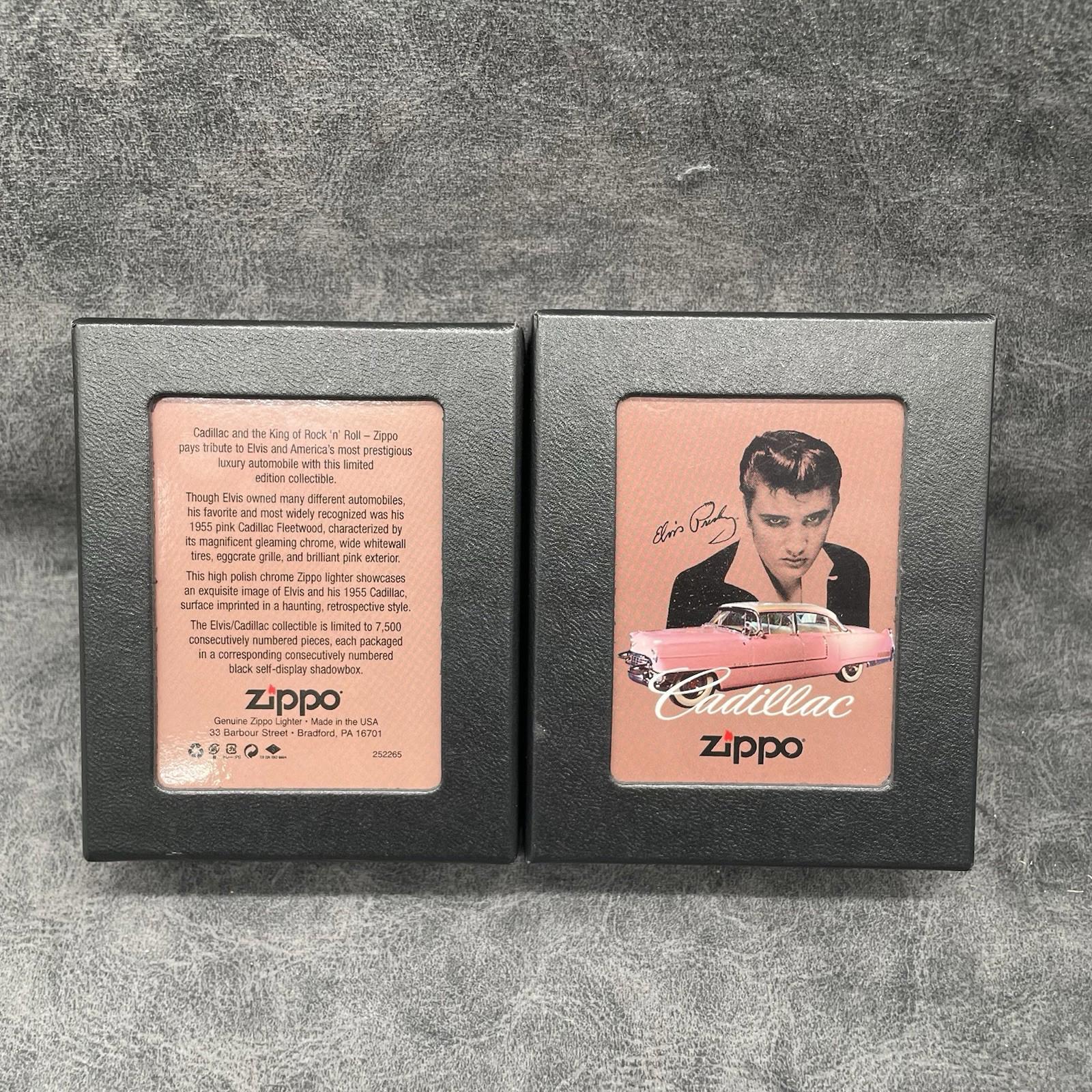 ELVIS PRESLEY 4495/7500 HARPER PINK CADILLAC ZIPPO LIGHTER