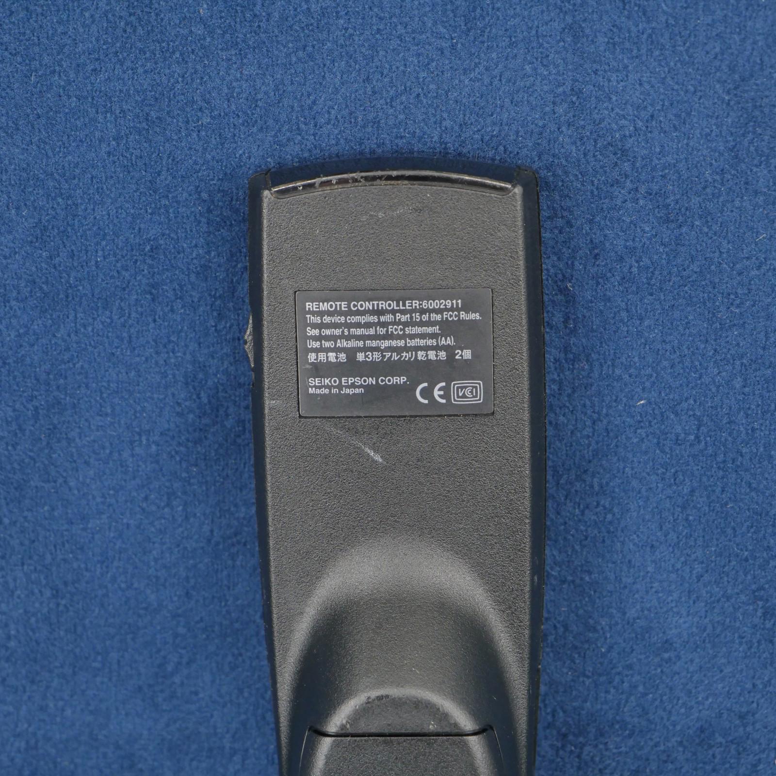 EPSON 6002911 LCD Projector Remote - Tested