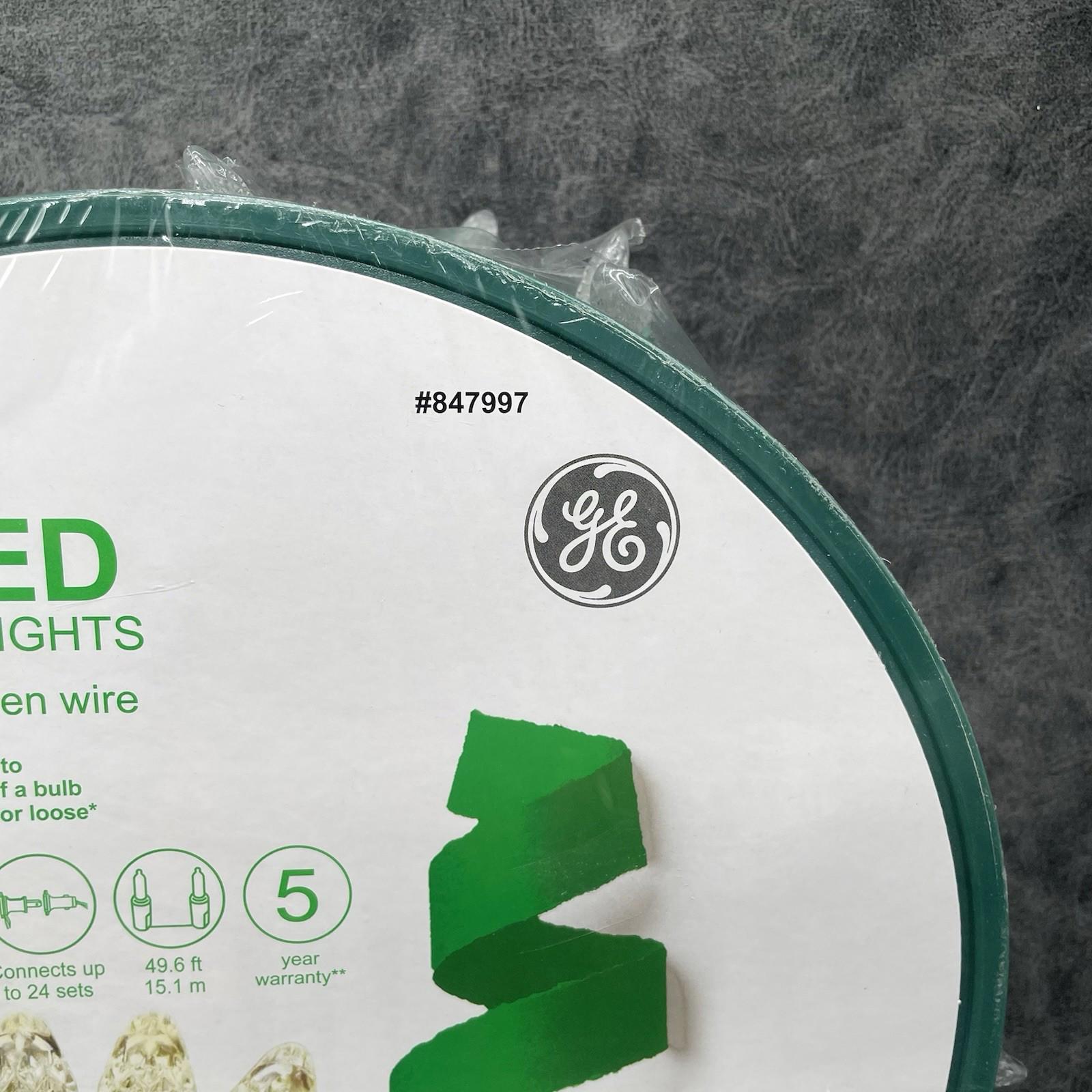 GE Energy Smart 150 - Count 49.6 - ft White LED Plug - In Christmas String Lights 97486LO - NEW