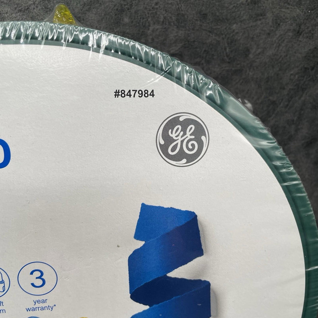 GE StayBright 150 LED C - 5 Lights Green Wire 37.2 FT - NEW