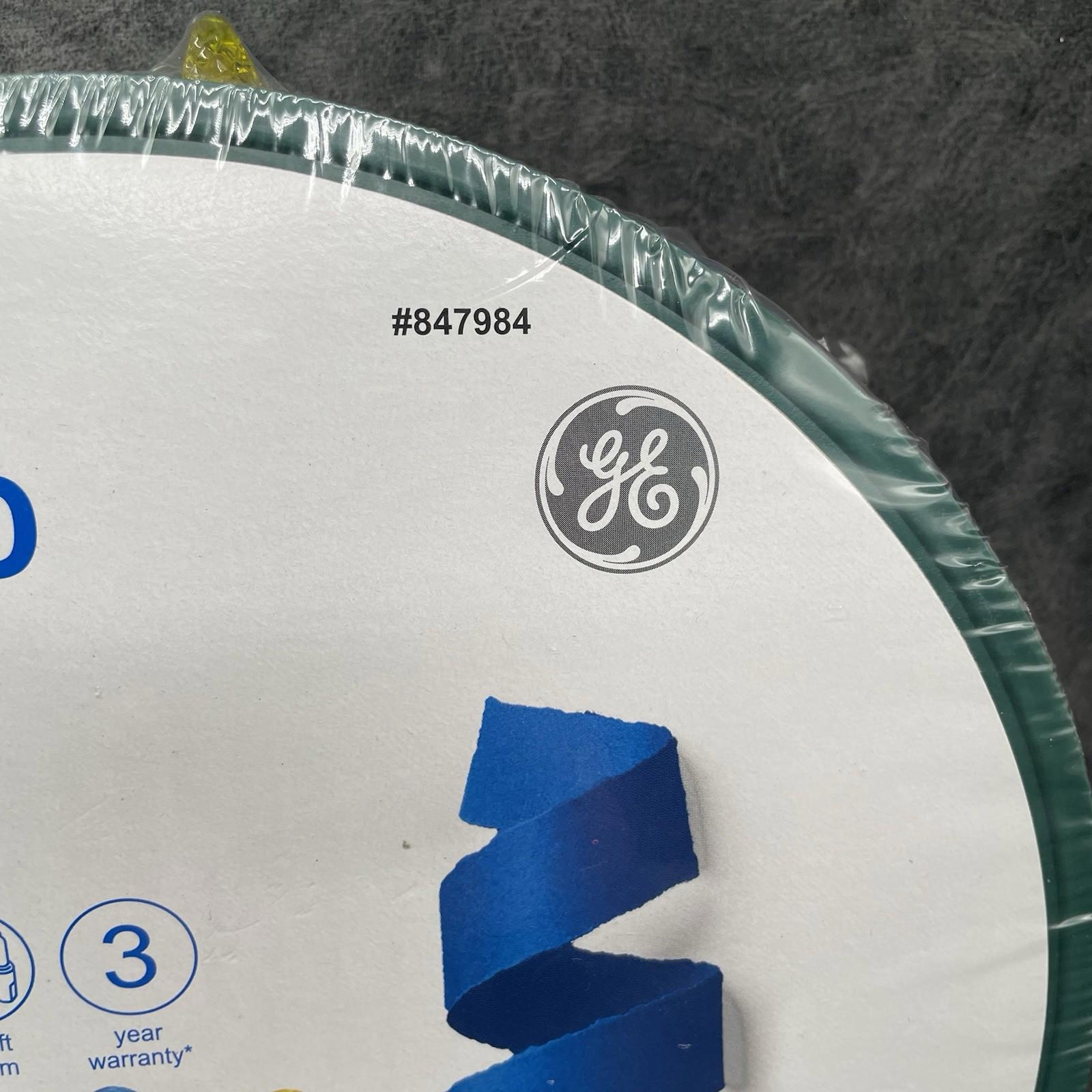 GE StayBright 150 LED C - 5 Lights Green Wire 37.2 FT - NEW