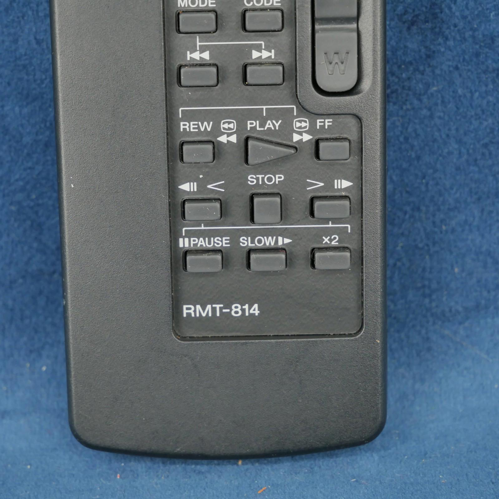 GENUINE SONY RMT - 814 REMOTE CONTROL FOR HANDYCAM CAMCORDER 4.C1