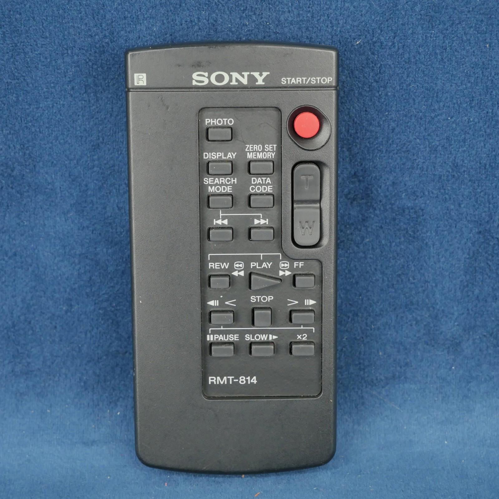 GENUINE SONY RMT - 814 REMOTE CONTROL FOR HANDYCAM CAMCORDER 4.C1