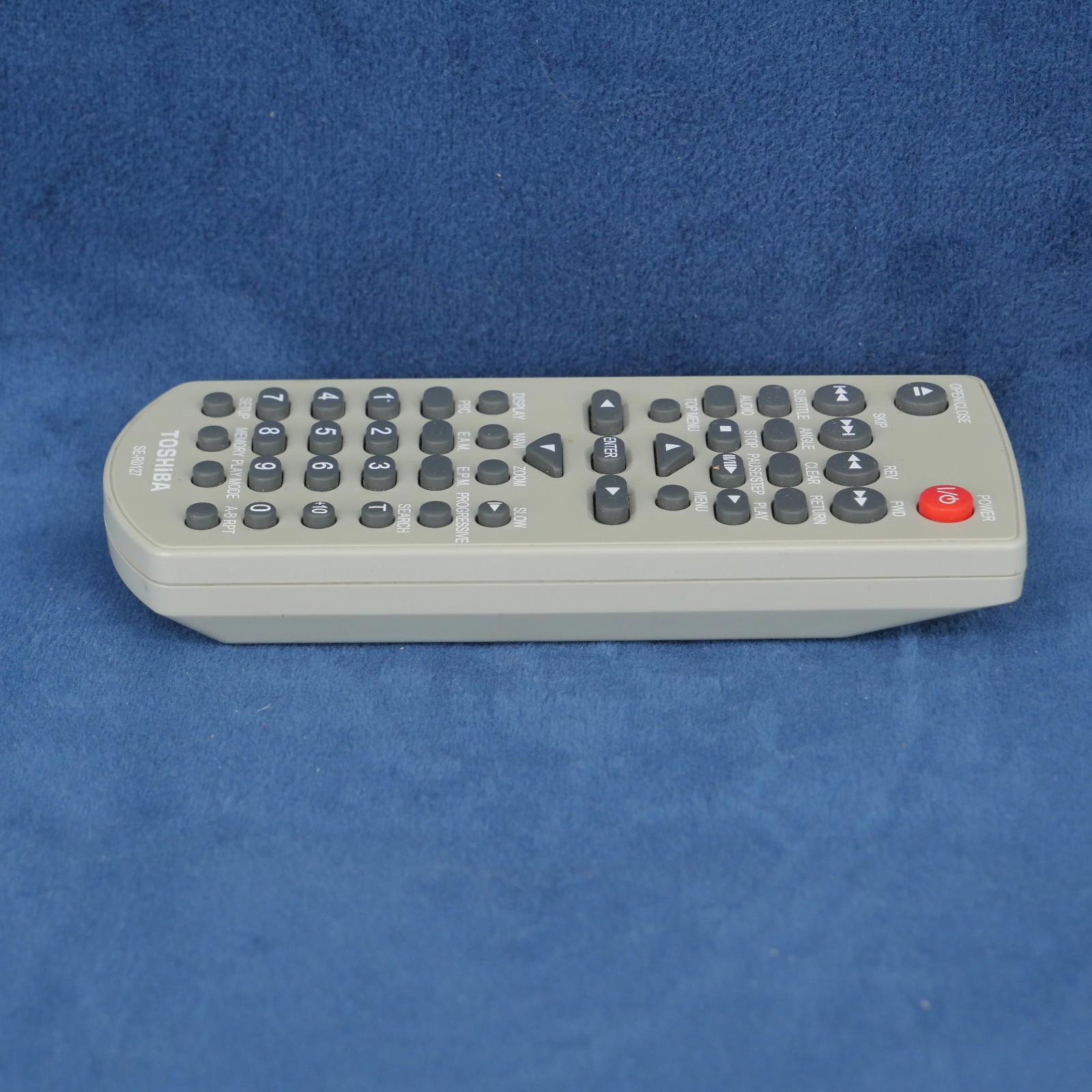 GENUINE Toshiba SE R0127 DVD Player Remote Control Tested