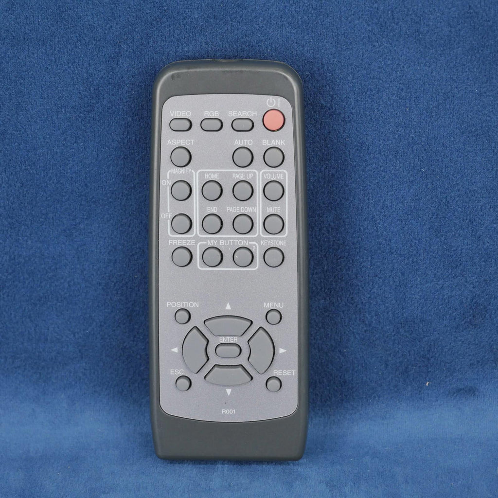 Hitachi Projector R001 OEM Genuine Replacement Remote Control Gray Original