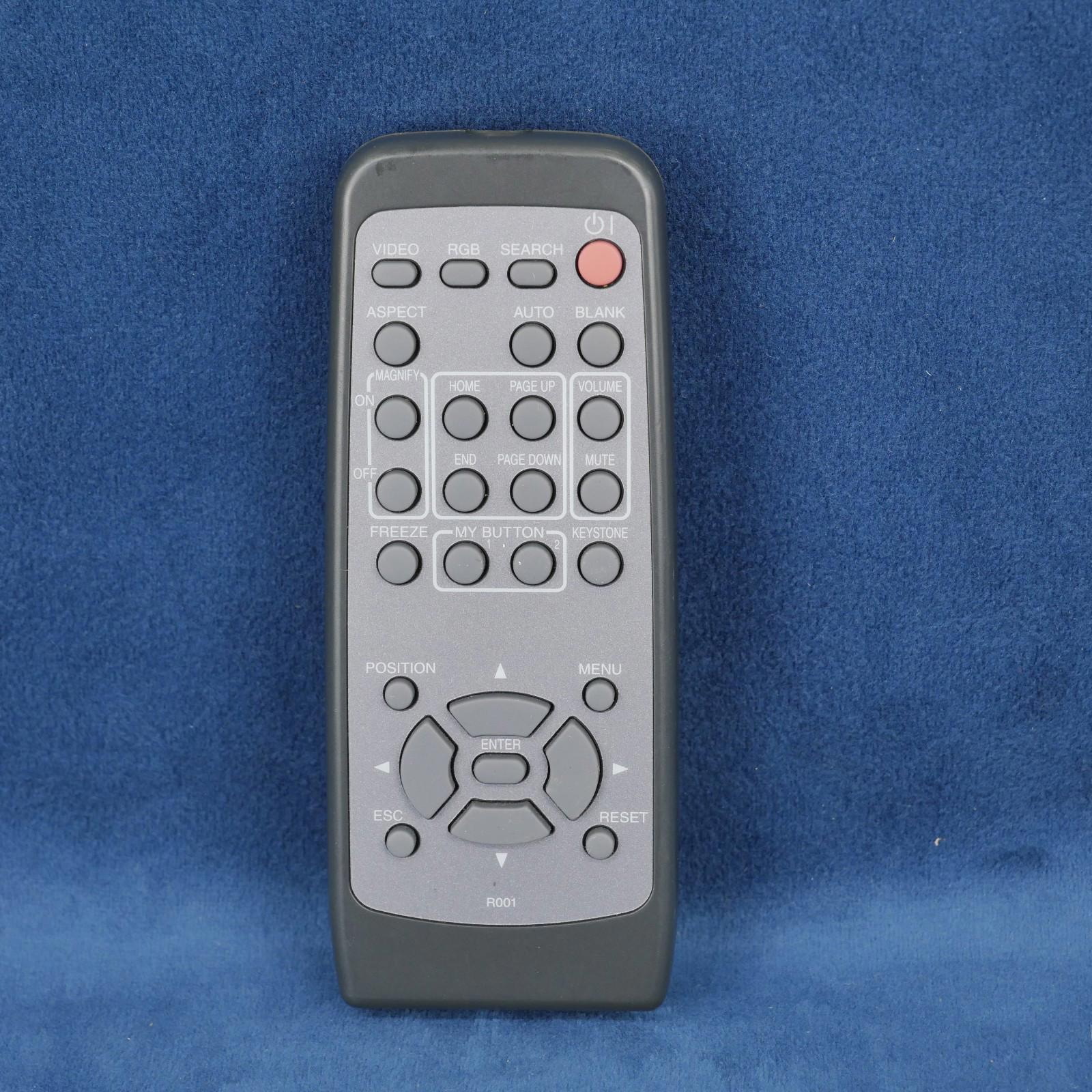 Hitachi Projector R001 OEM Genuine Replacement Remote Control Gray Original