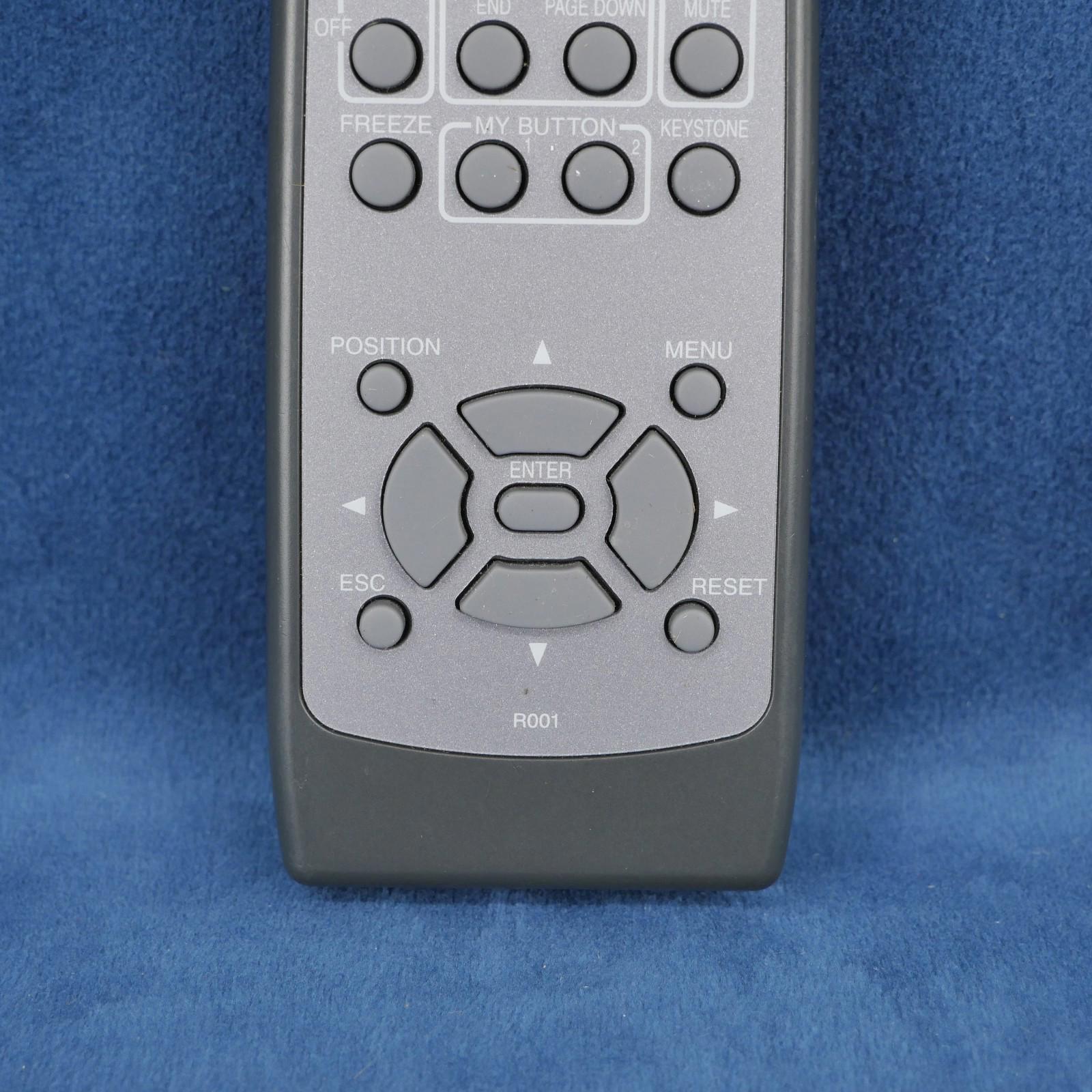 Hitachi Projector R001 OEM Genuine Replacement Remote Control Gray Original