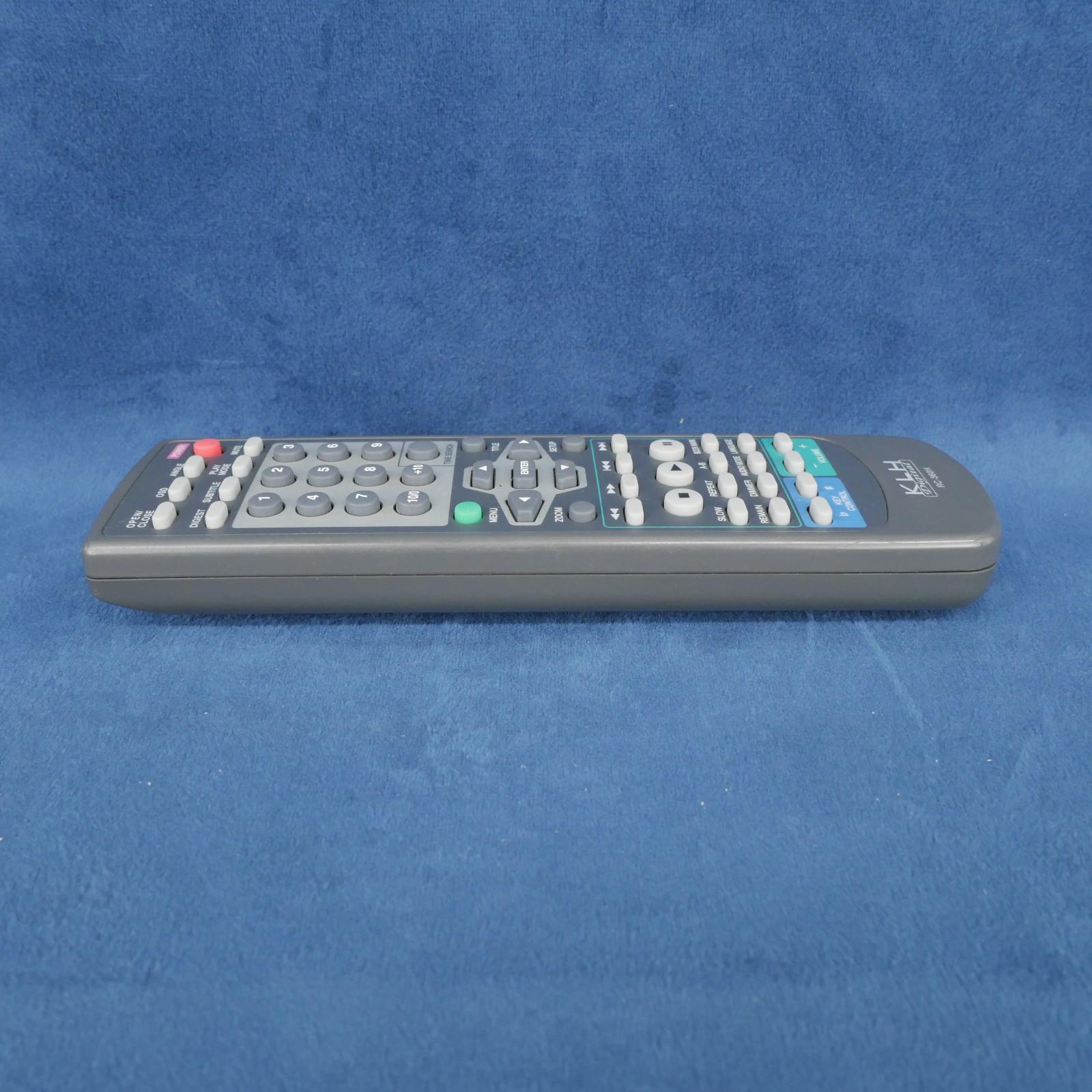 KLH Digital RC360H DVD Player Remote Control DVD - 8350 RC360H DVD8350 Tested