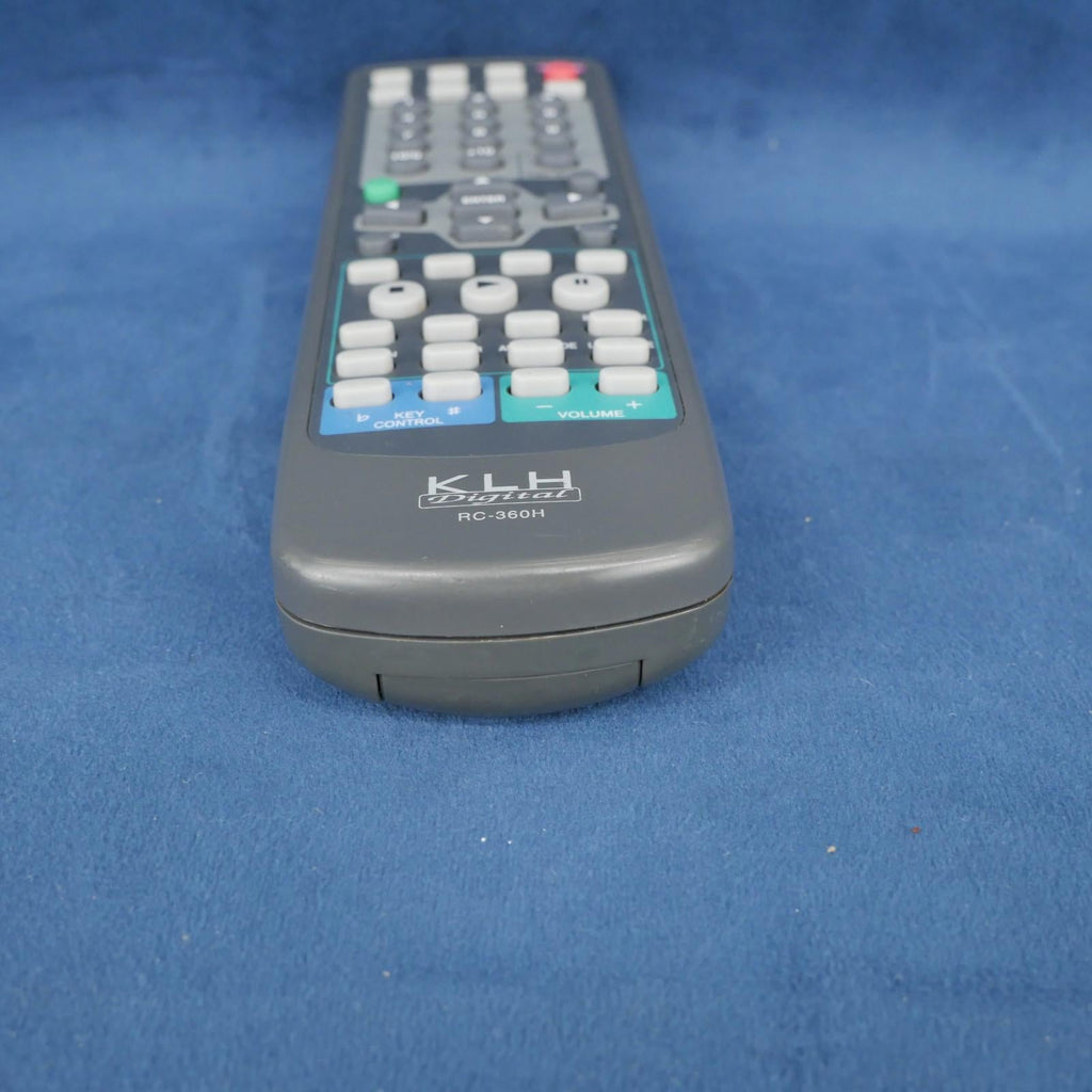 KLH Digital RC360H DVD Player Remote Control DVD - 8350 RC360H DVD8350 Tested