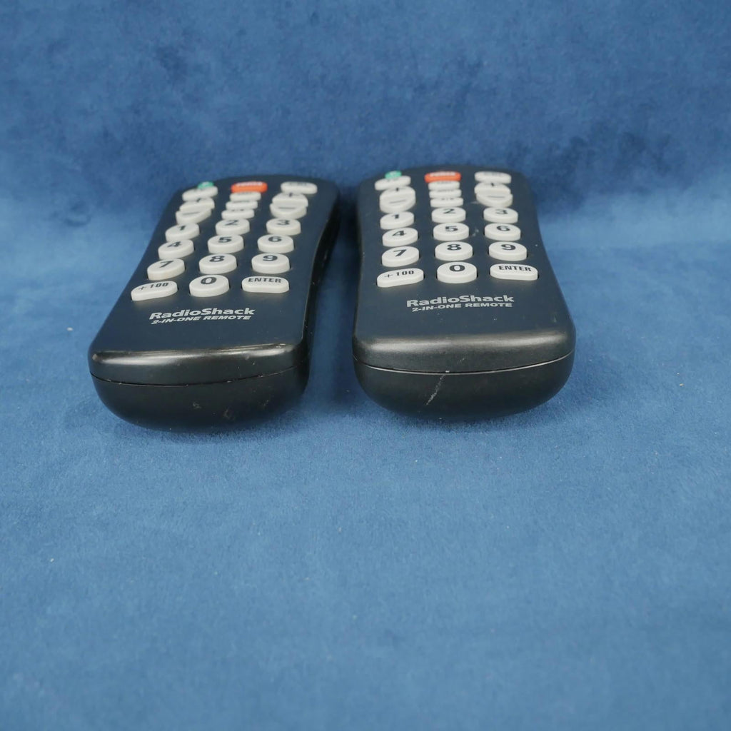 Lot Of 2 Radio Shack Model 15 - 1989 2 - IN - ONE Universal Remote Control Tested