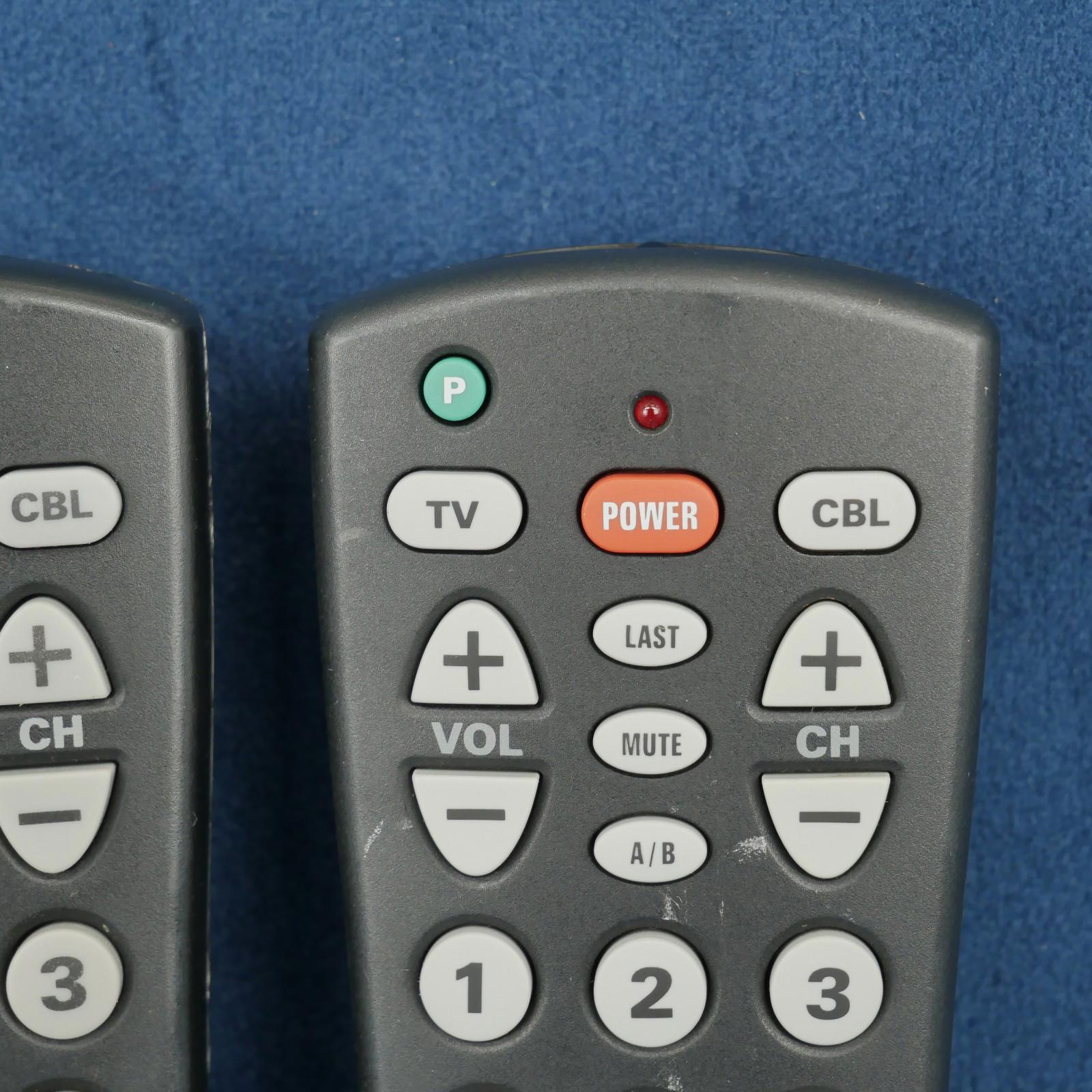 Lot Of 2 Radio Shack Model 15 - 1989 2 - IN - ONE Universal Remote Control Tested