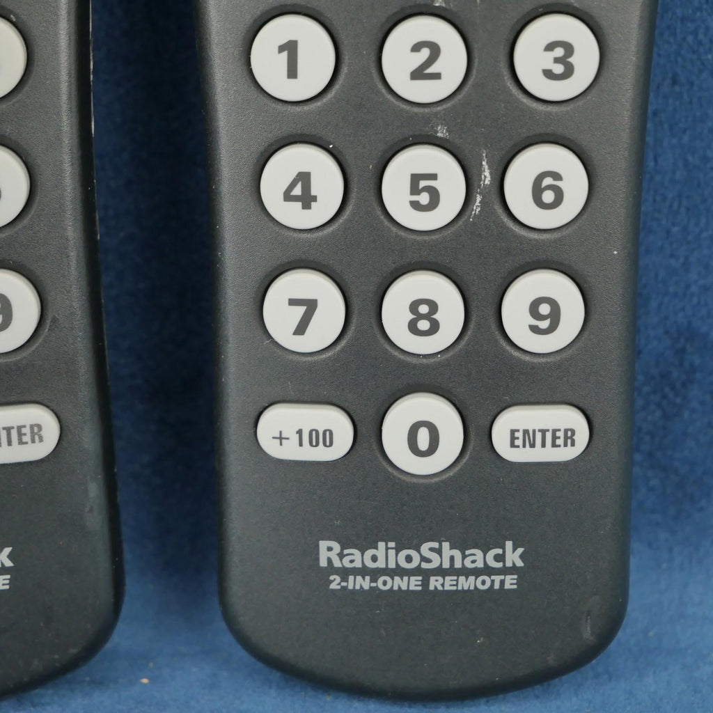 Lot Of 2 Radio Shack Model 15 - 1989 2 - IN - ONE Universal Remote Control Tested