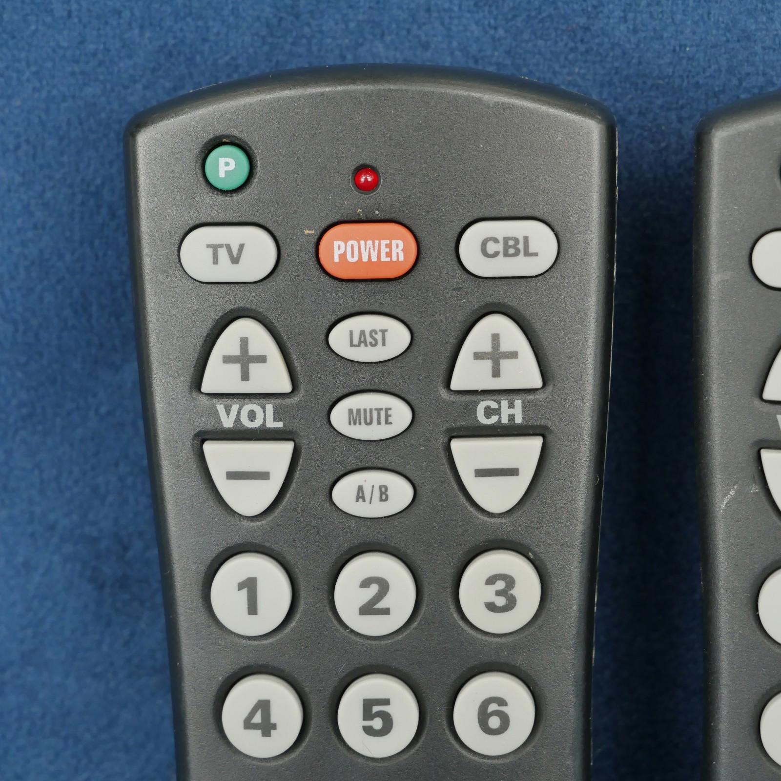 Lot Of 2 Radio Shack Model 15 - 1989 2 - IN - ONE Universal Remote Control Tested