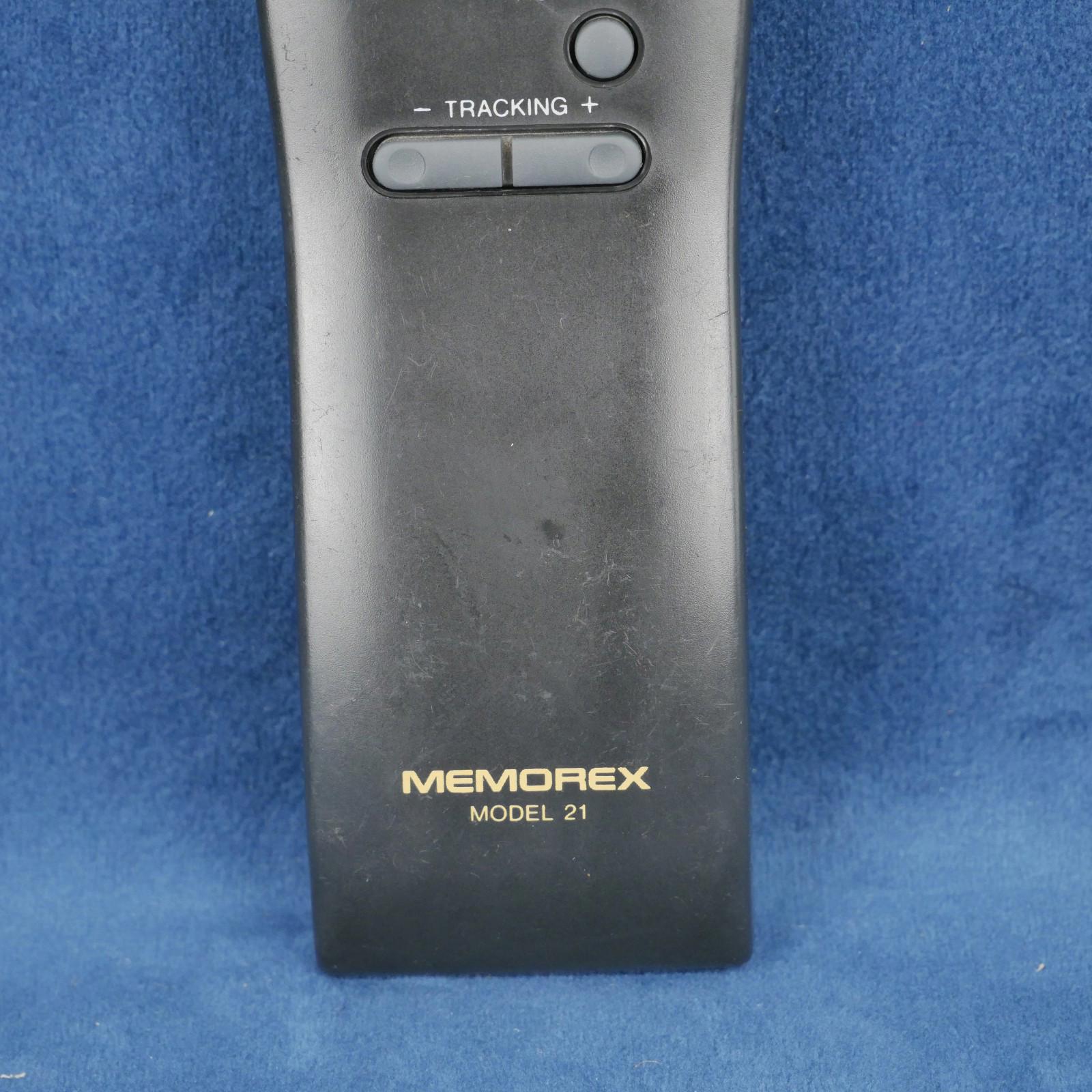 Memorex Model 21 Original OEM VCR Remote Control For Model 21 Tested