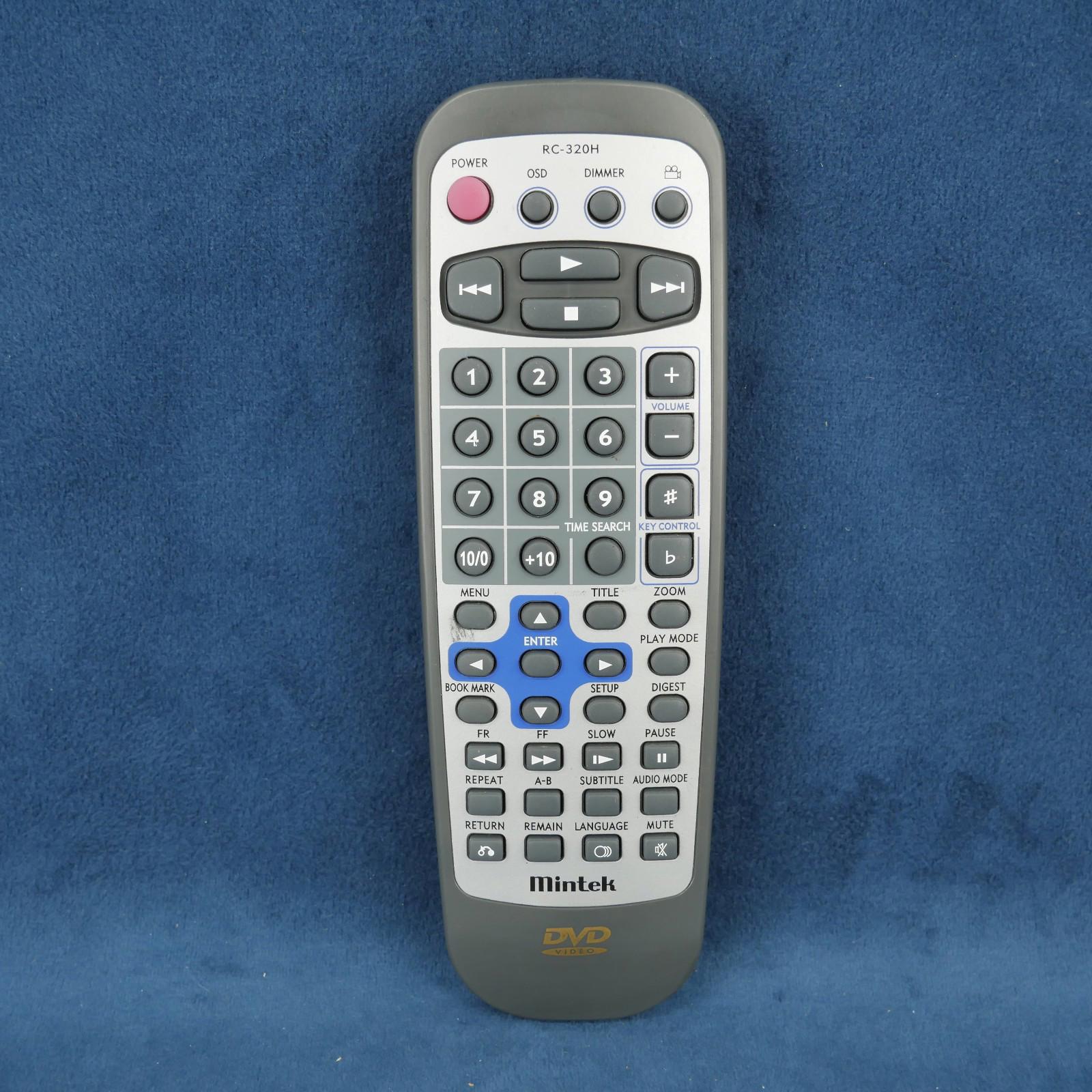 Mintek RC - 320H Remote Control Tested Working