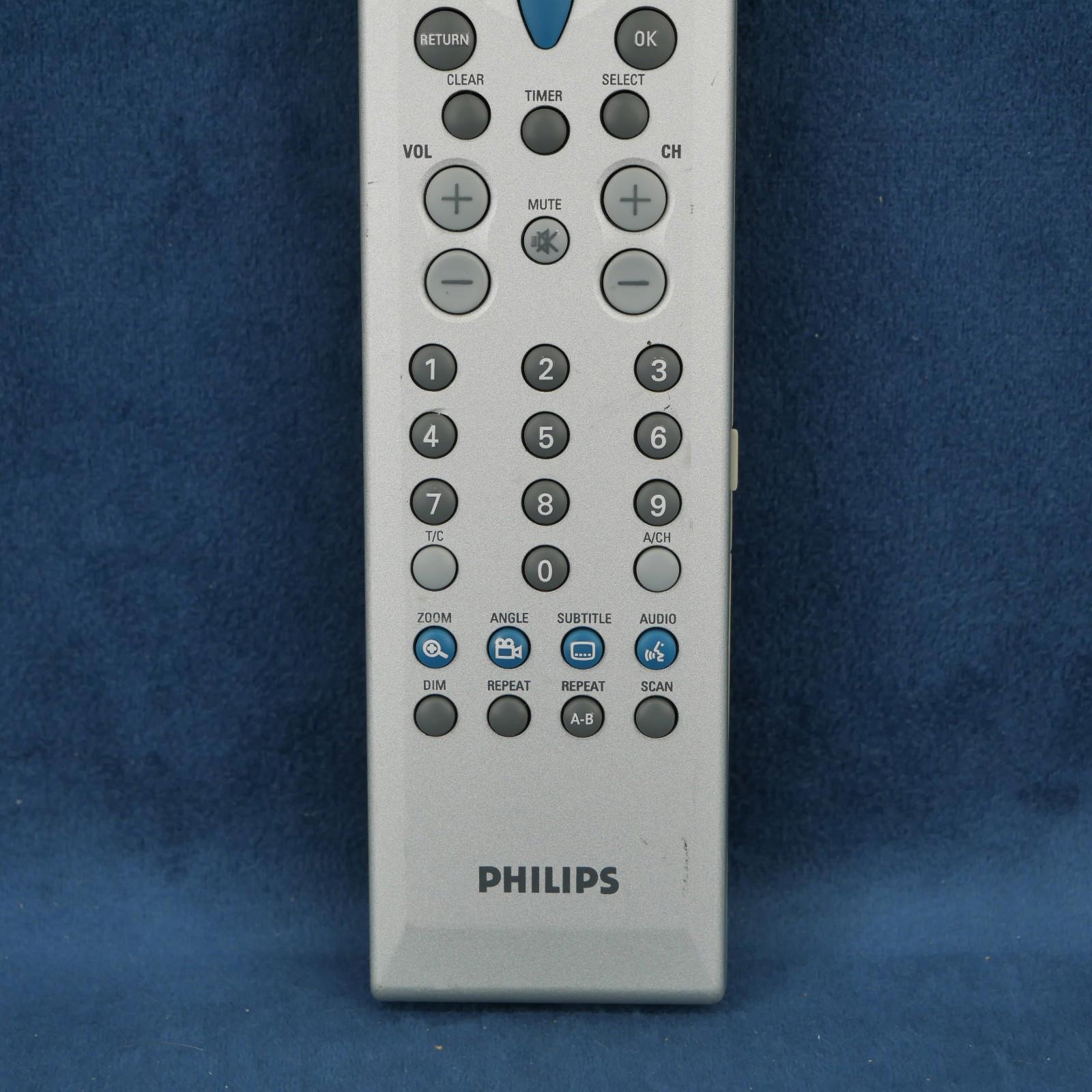 Philips RC 2056701 TV VCR Remote Control Original Genuine 876EA