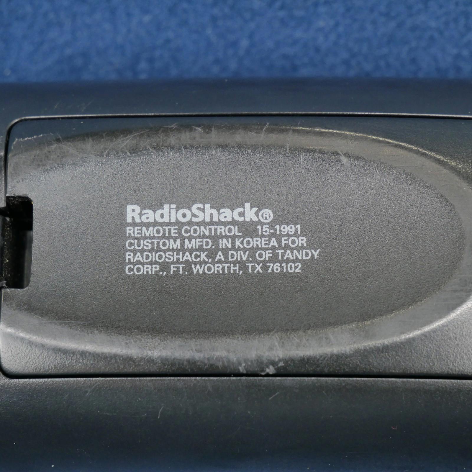 RadioShack 4 - in - One Family Favorites Remote Control 08A00 15 - 1991 Tested