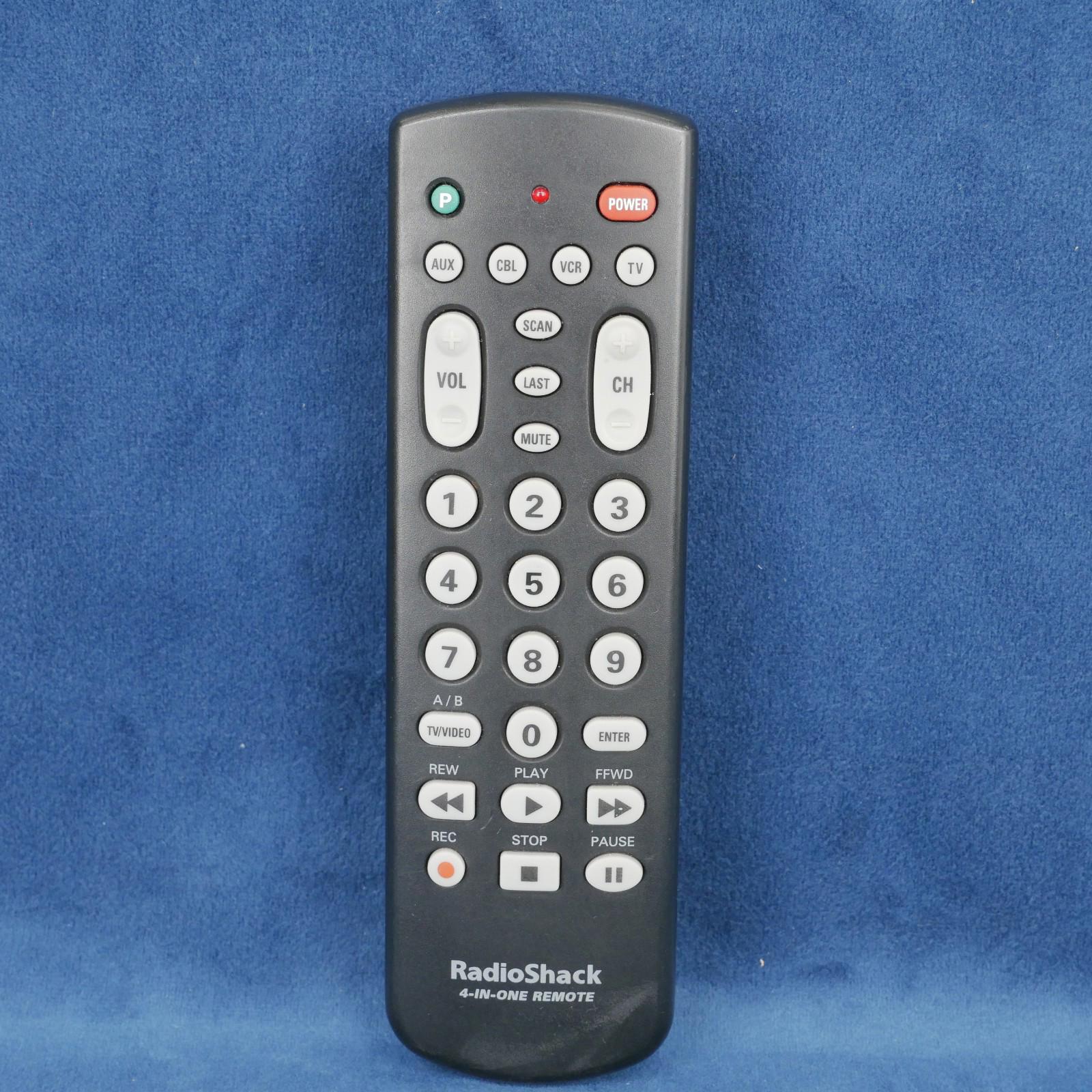 RadioShack 4 - in - One Family Favorites Remote Control 08A00 15 - 1991 Tested