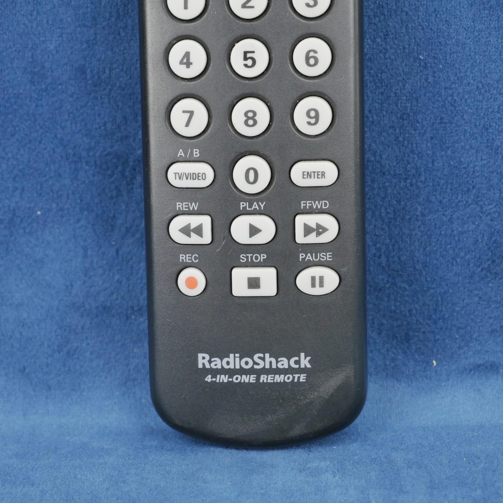 RadioShack 4 - in - One Family Favorites Remote Control 08A00 15 - 1991 Tested