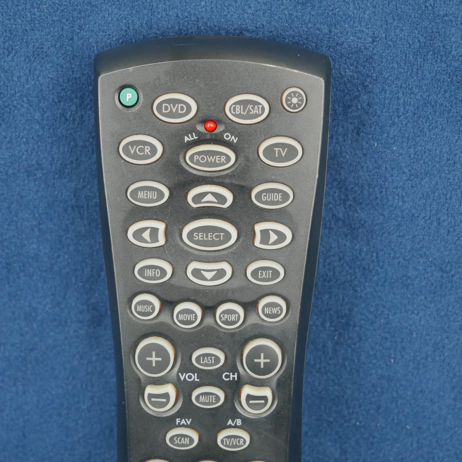 Radioshack 4 - In - One Remote Control Cable Satellite DVD VCR TV Television