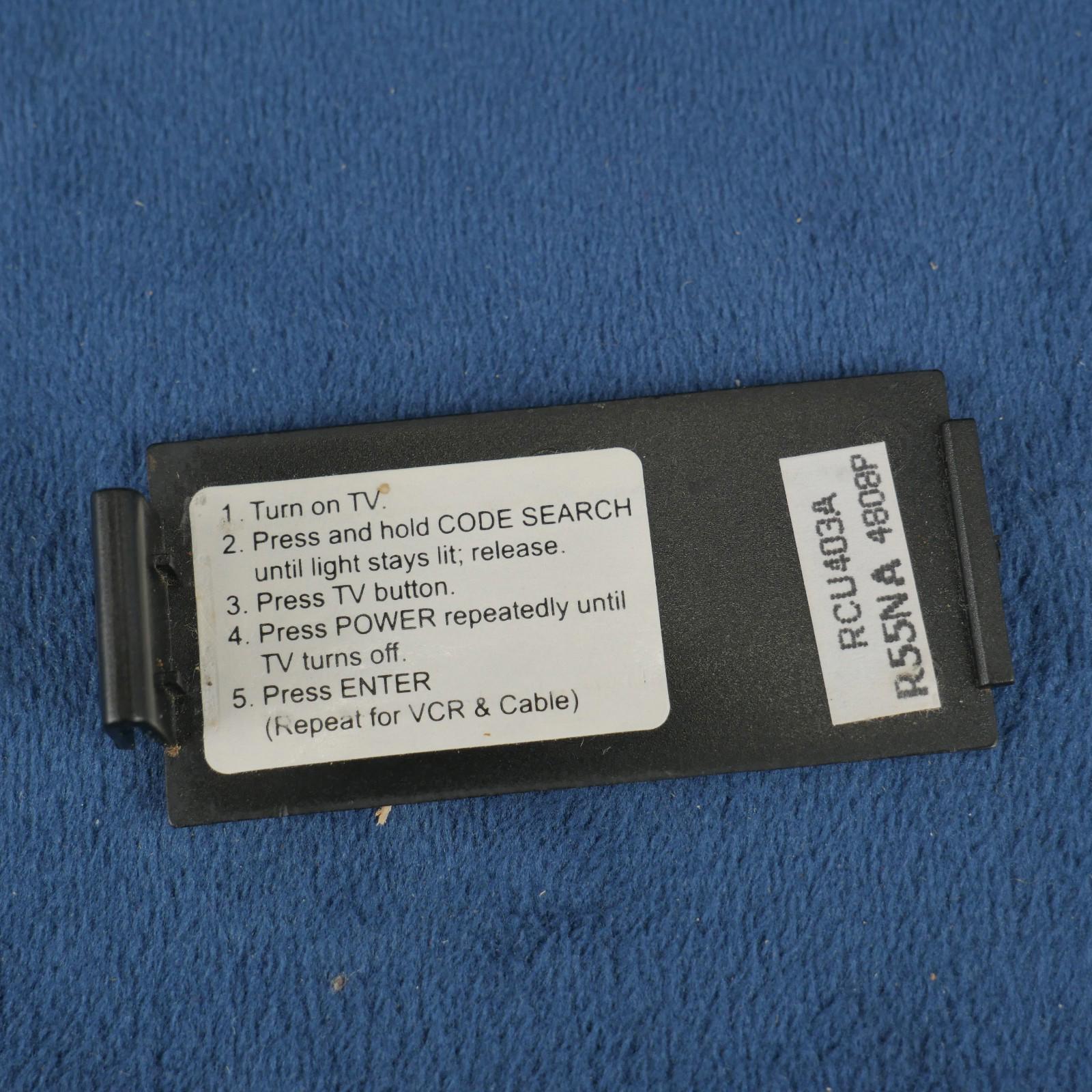 RCA RCU403A Universal Remote Control TV DVD - Tested