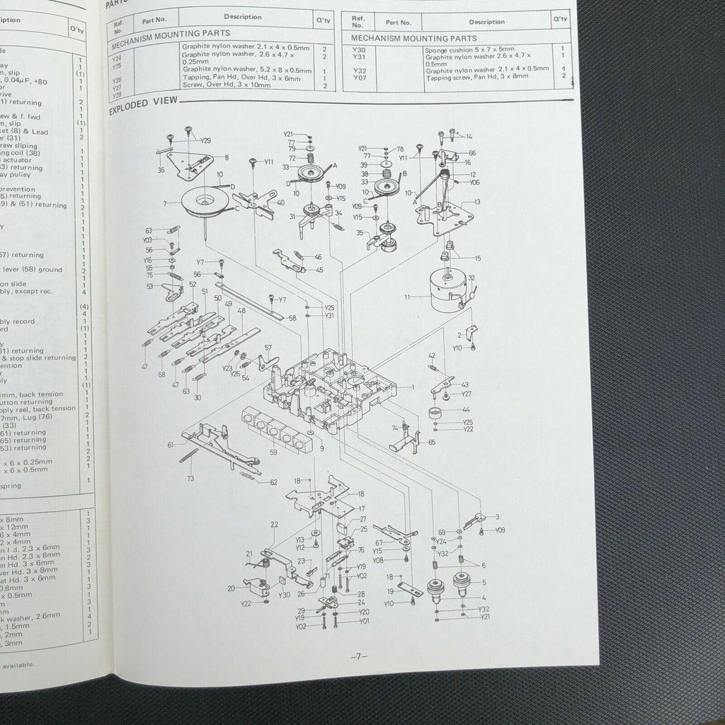 Sanyo M 4410 A Stereocast Cassette Tape Recorder Service Manual