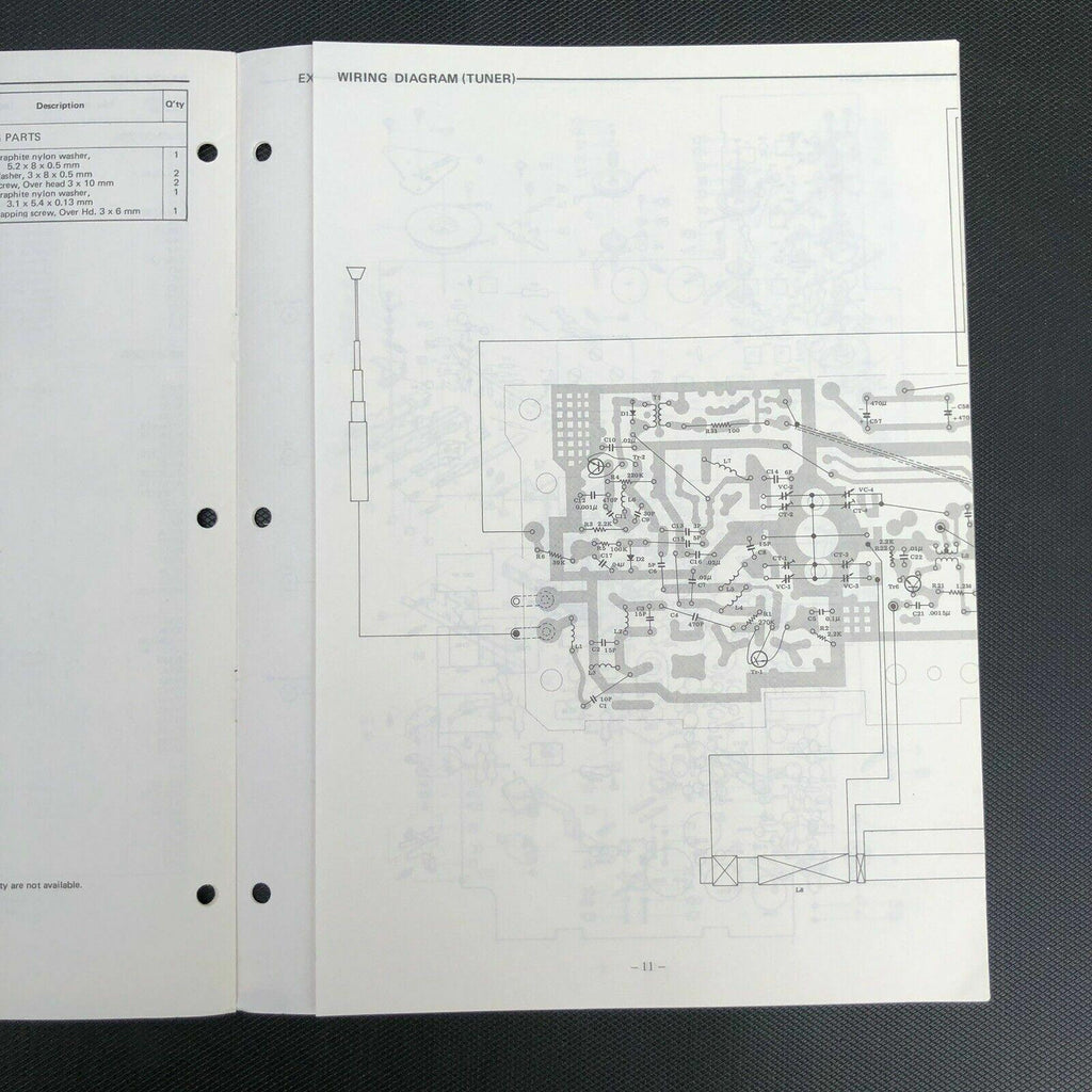 Sanyo M 4420 Stereocast Cassette Tape Recorder Service Manual