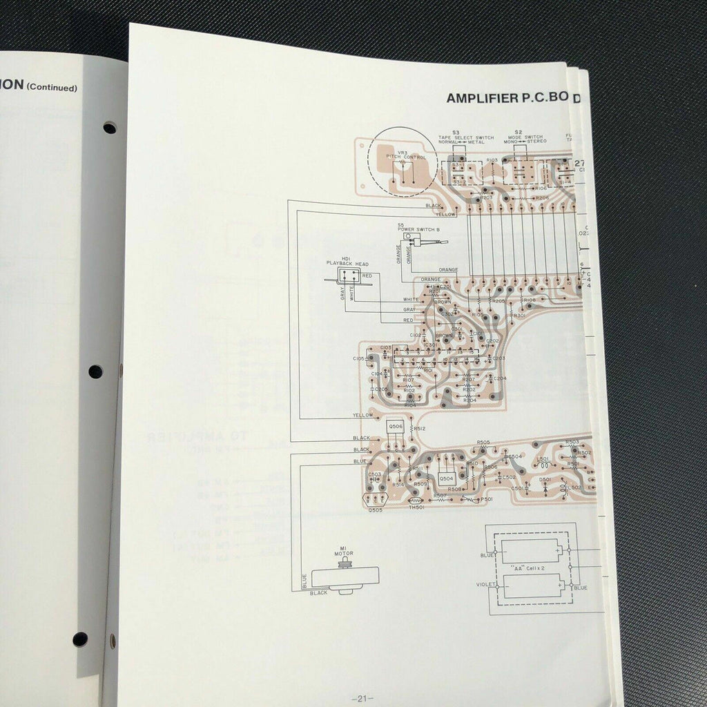 Sanyo M - G2 Mini Stereo Cassette Player Service Manual
