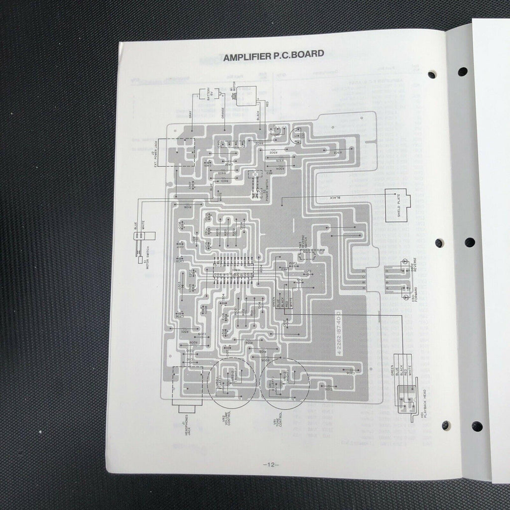Sanyo M - G55 Stereo Cassette Player Service Manual