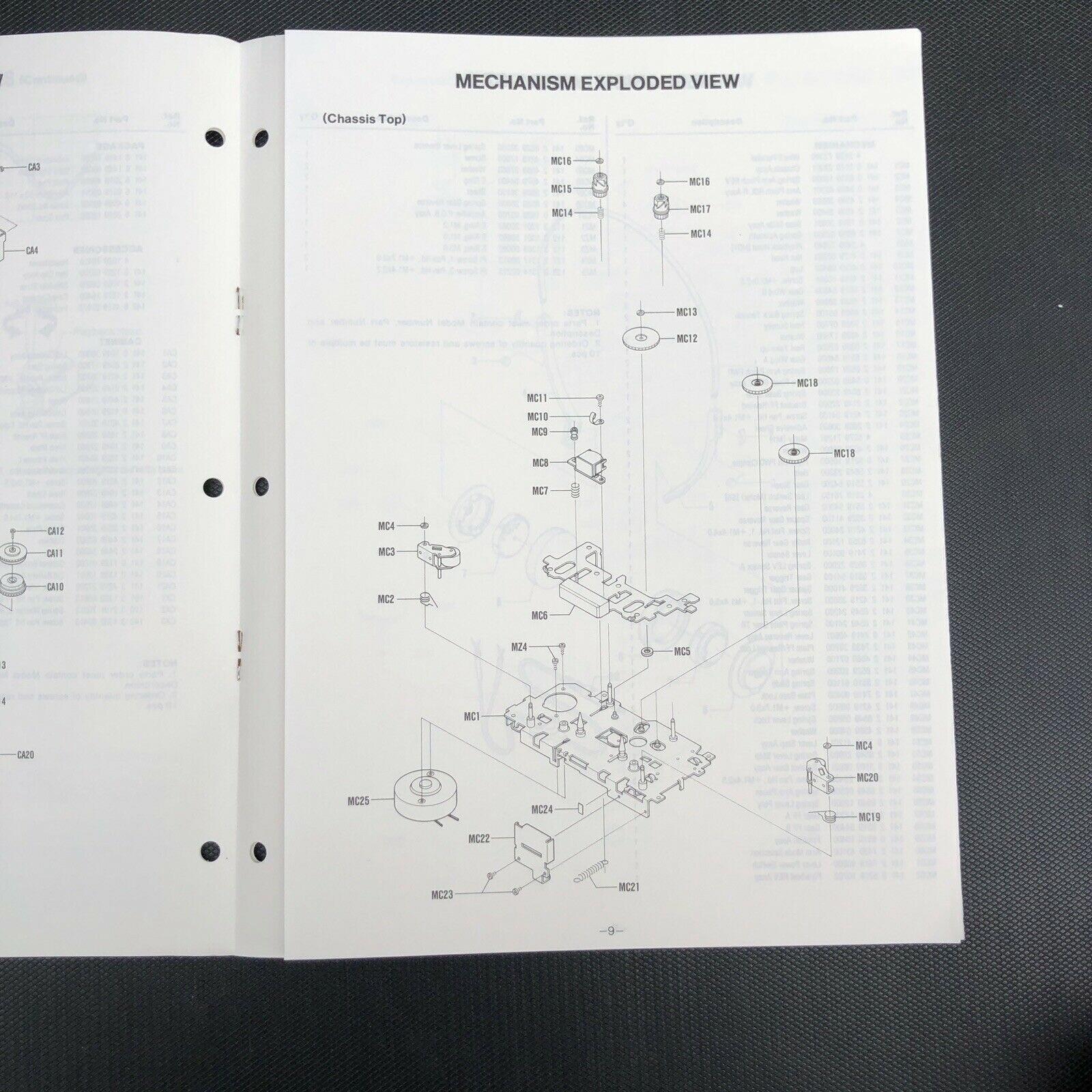 Sanyo M - G80D Stereo Cassette Recorder Service Manual