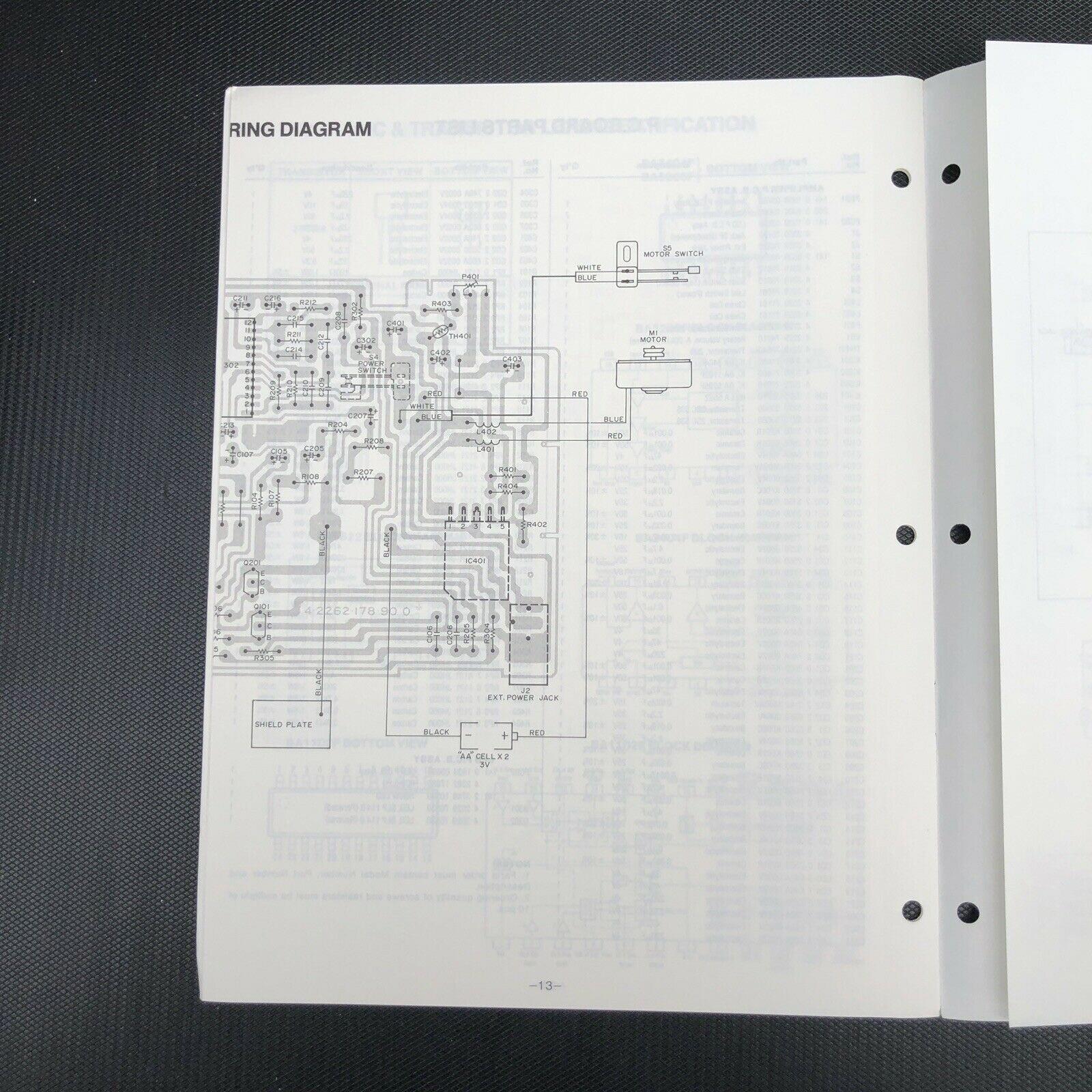 Sanyo M - G80D Stereo Cassette Recorder Service Manual