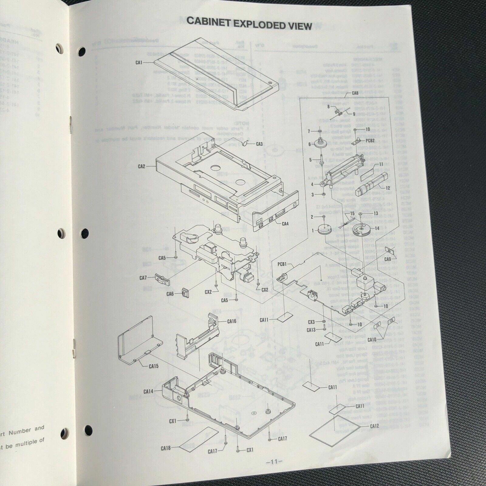 Sanyo M GR76 Stereo Radio Cassette Player Service Manual