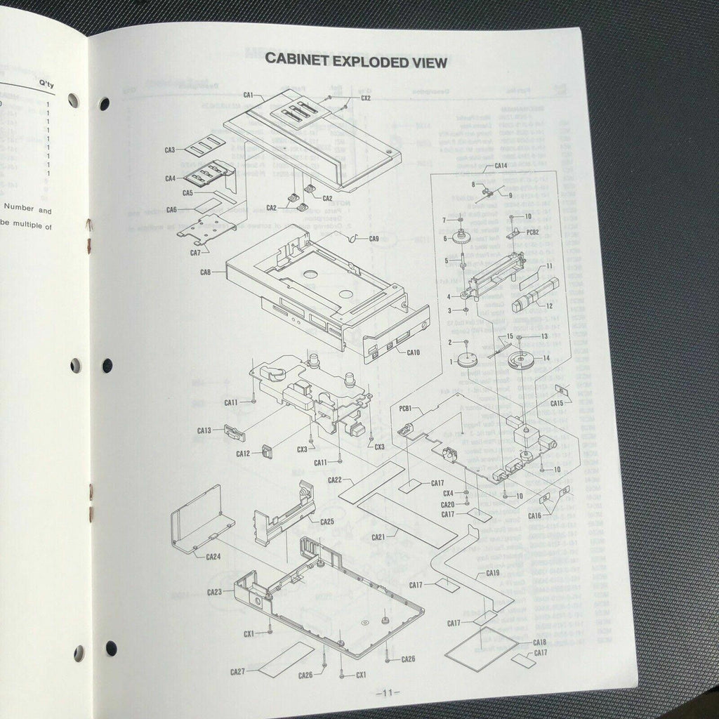 Sanyo M GR80 Stereo Radio Cassette Player Service Manual