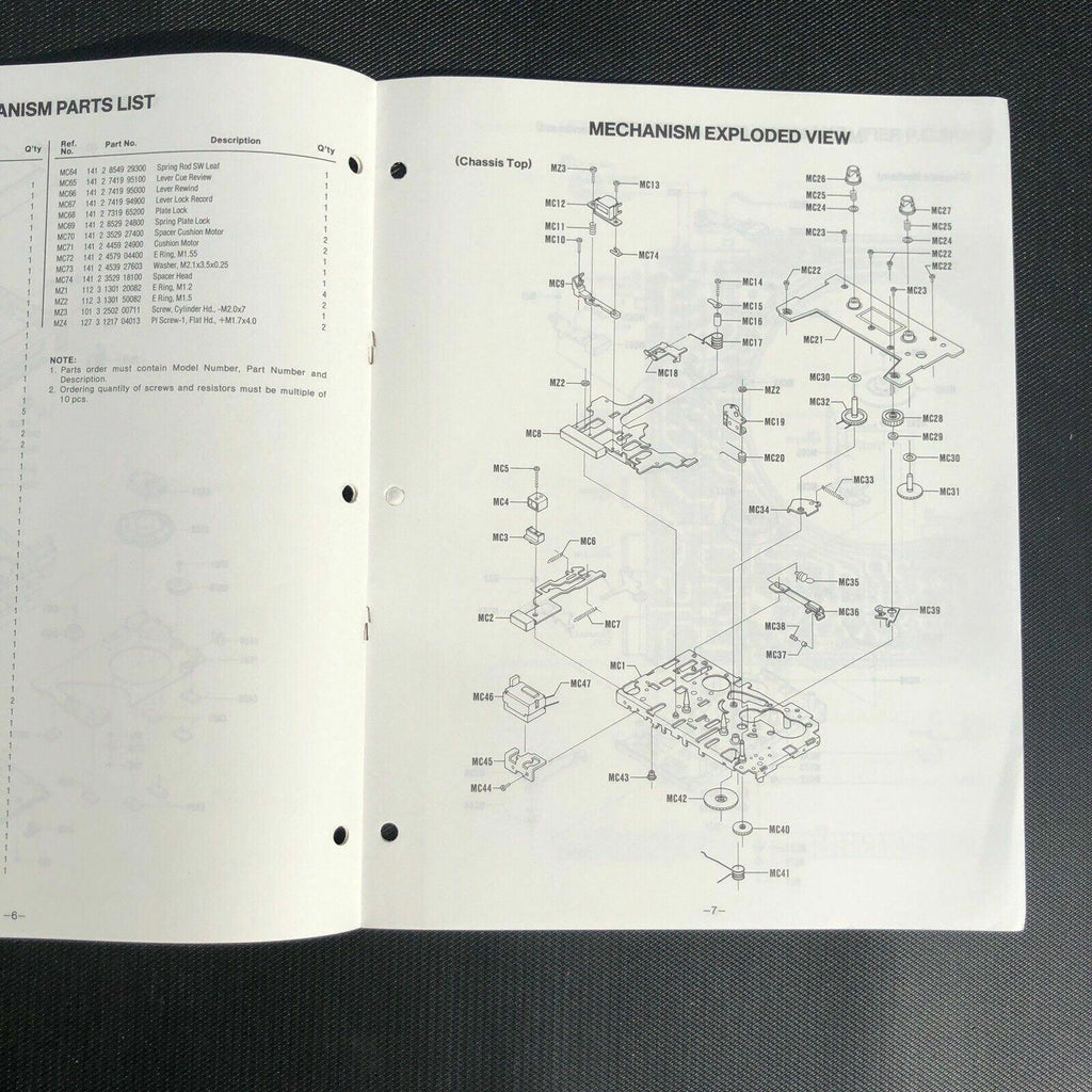 Sanyo M1120 Mini Cassette Service Manual