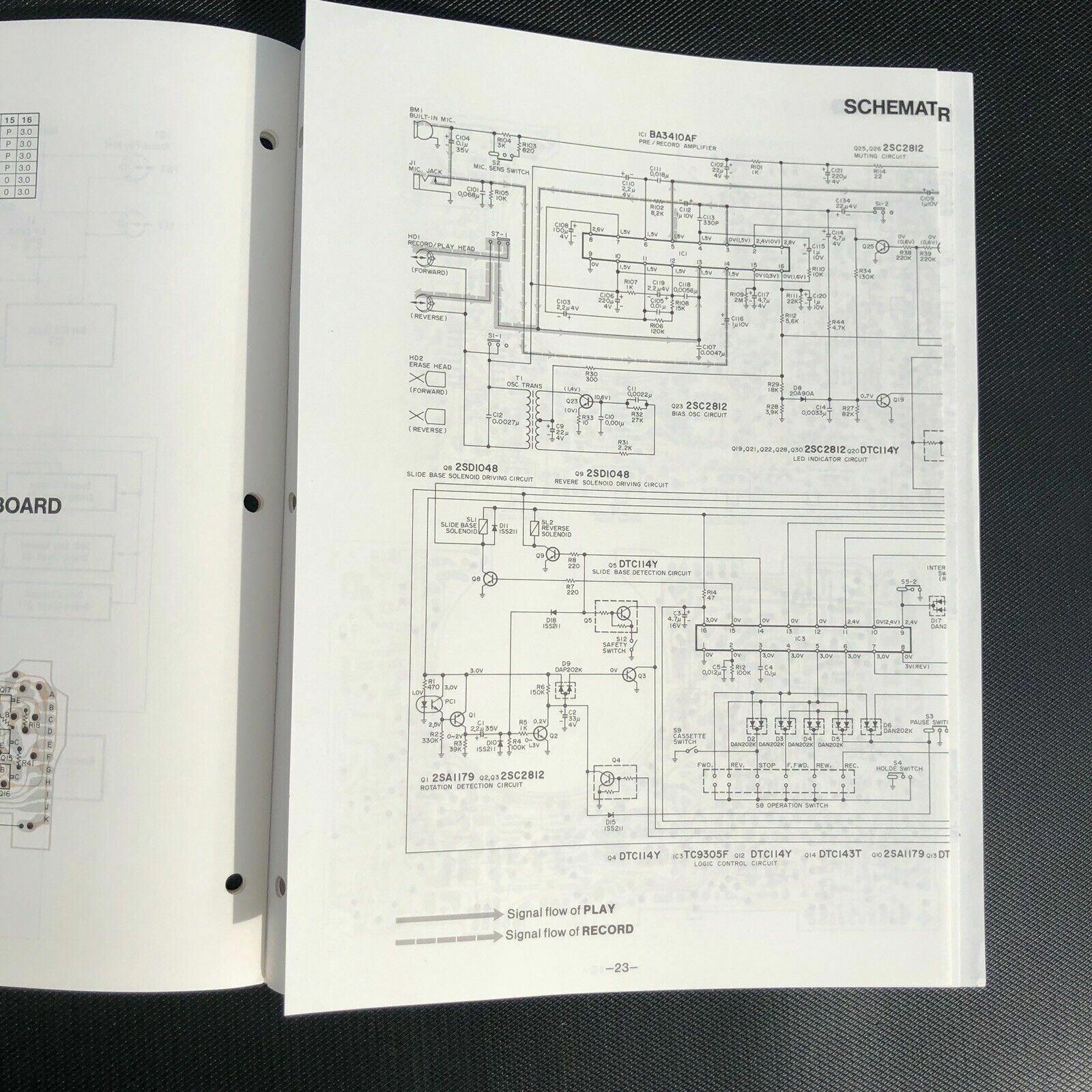 Sanyo M1180 Mini Cassette Service Manual