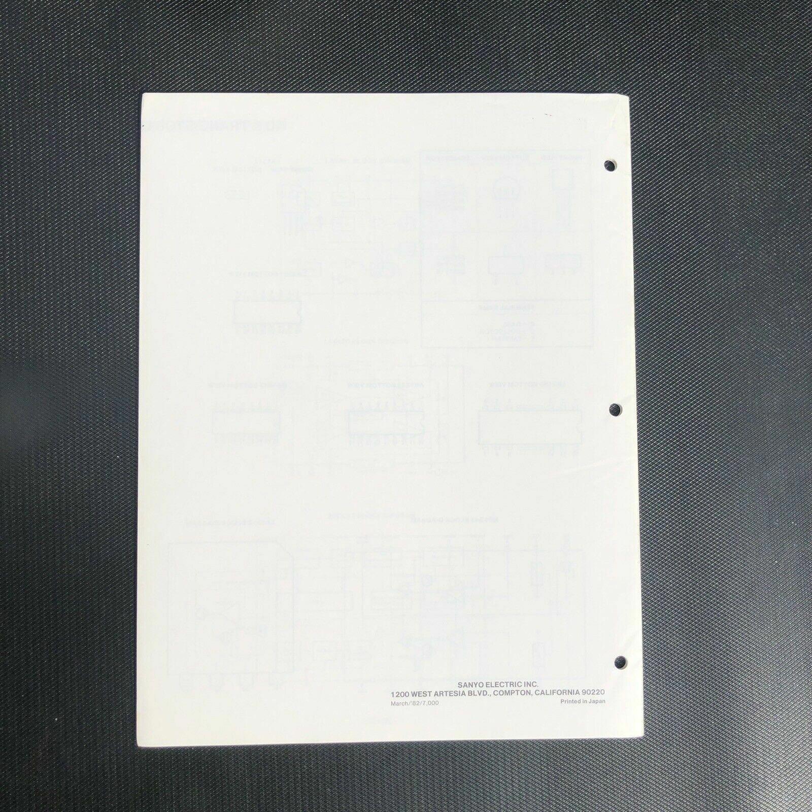 Sanyo M1990 Service Manual