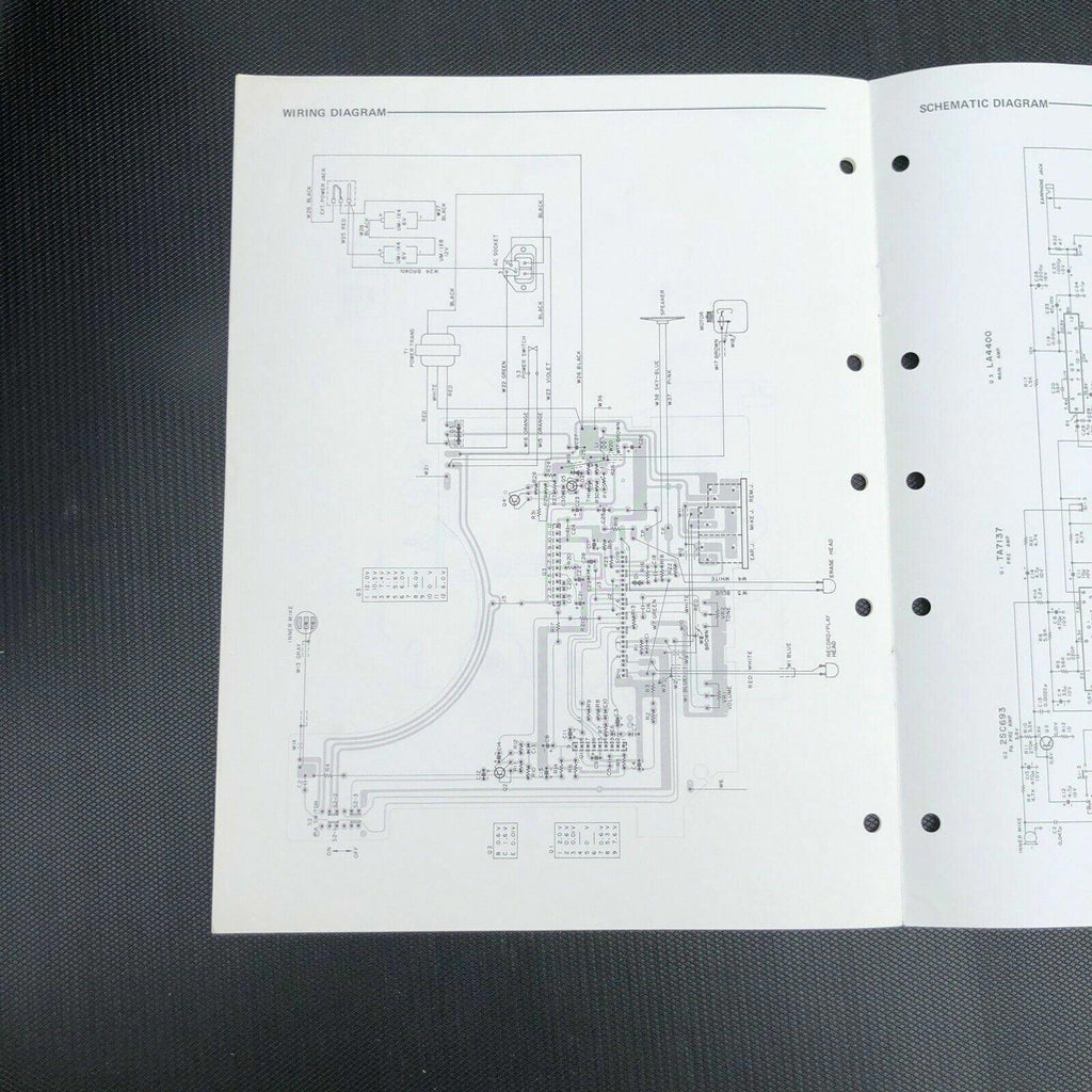 Sanyo M3000 Portable Cassette Recorder Service manual