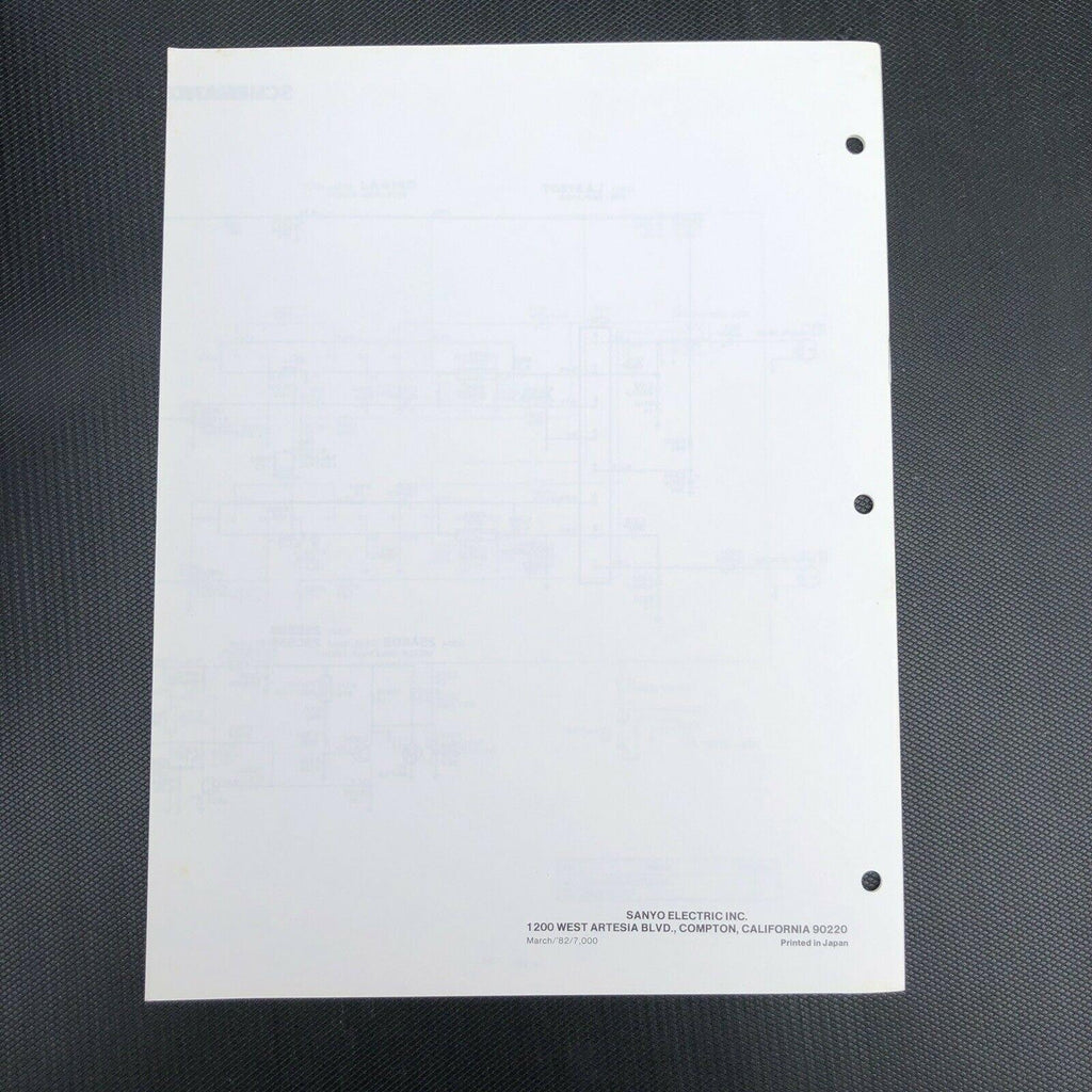 Sanyo M3330 Service Manual