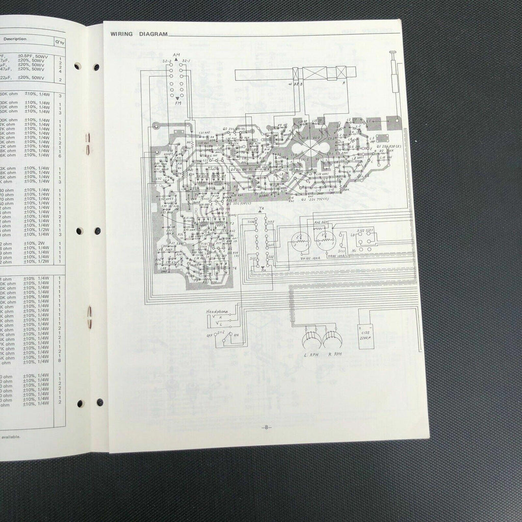 Sanyo M4410 Stereocast Cassette Tape Recorder Service Manual