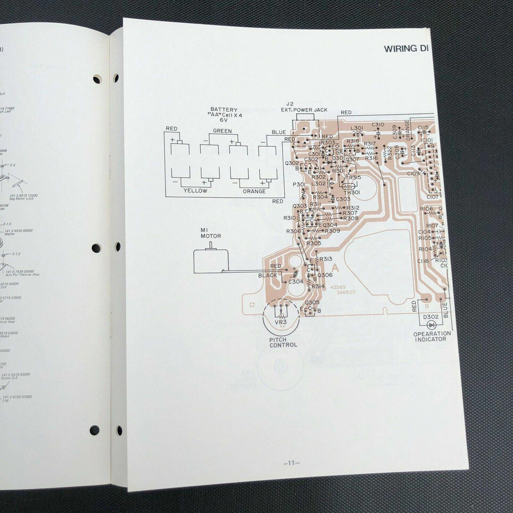 Sanyo M4430 Mini Cassette Stereo Player Service manual