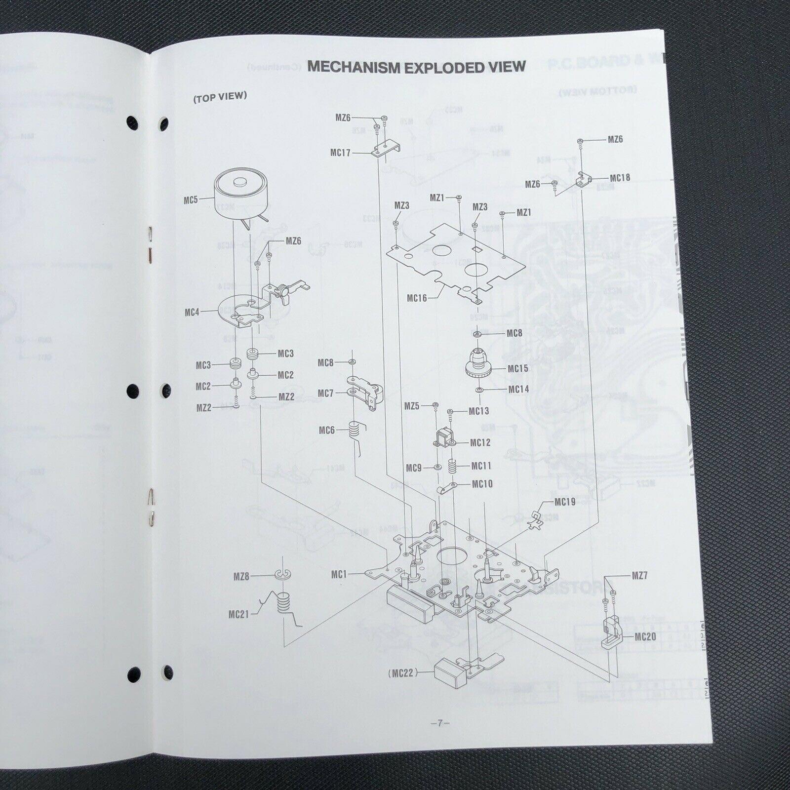 Sanyo M5430 Microcassette Recorder Service Manual
