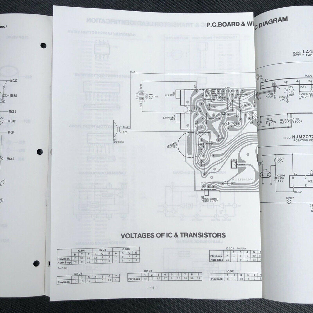 Sanyo M5430 Microcassette Recorder Service Manual