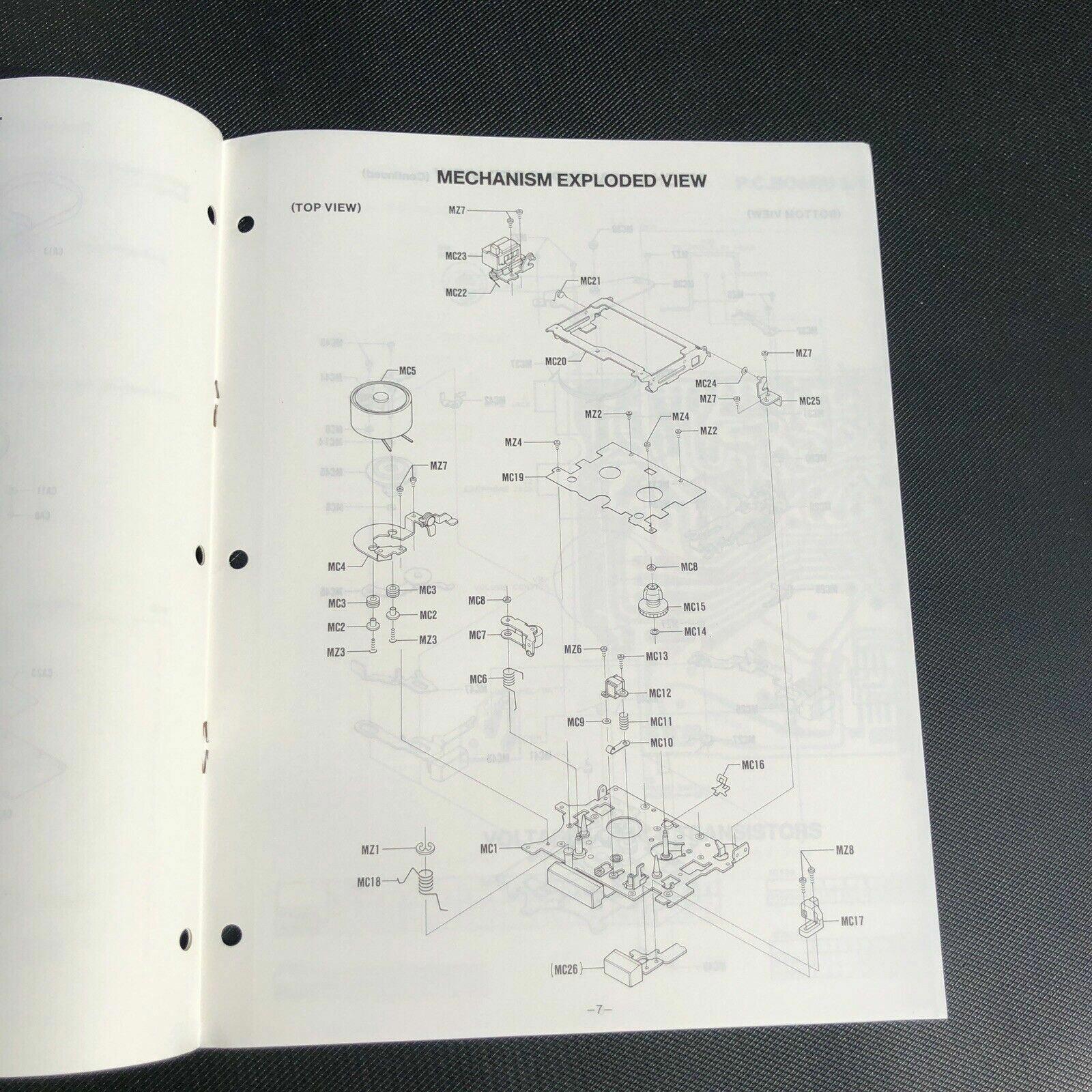 Sanyo M5480 Microcassette Recorder Service Manual