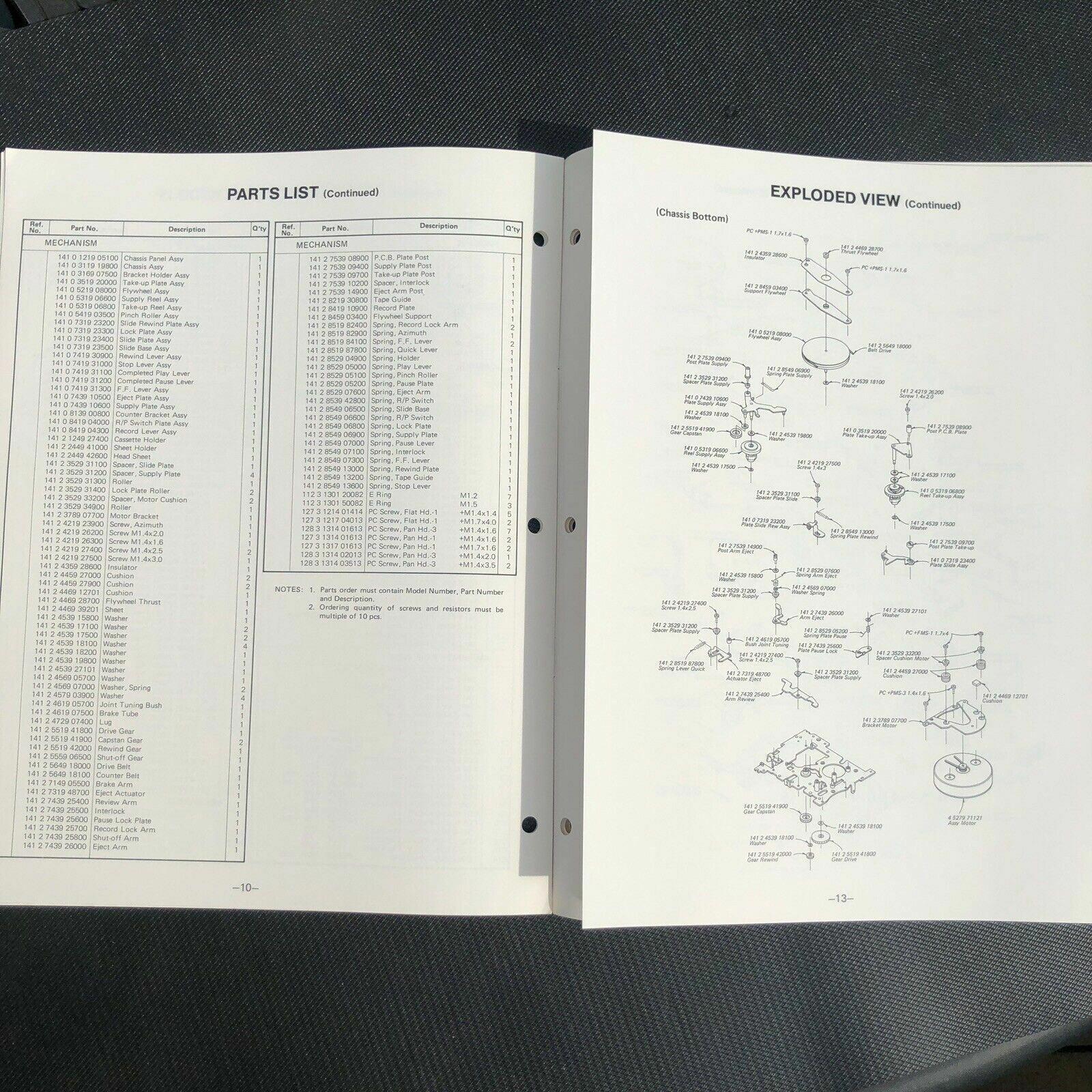 Sanyo M5600 Microcassette Recorder Service Manual
